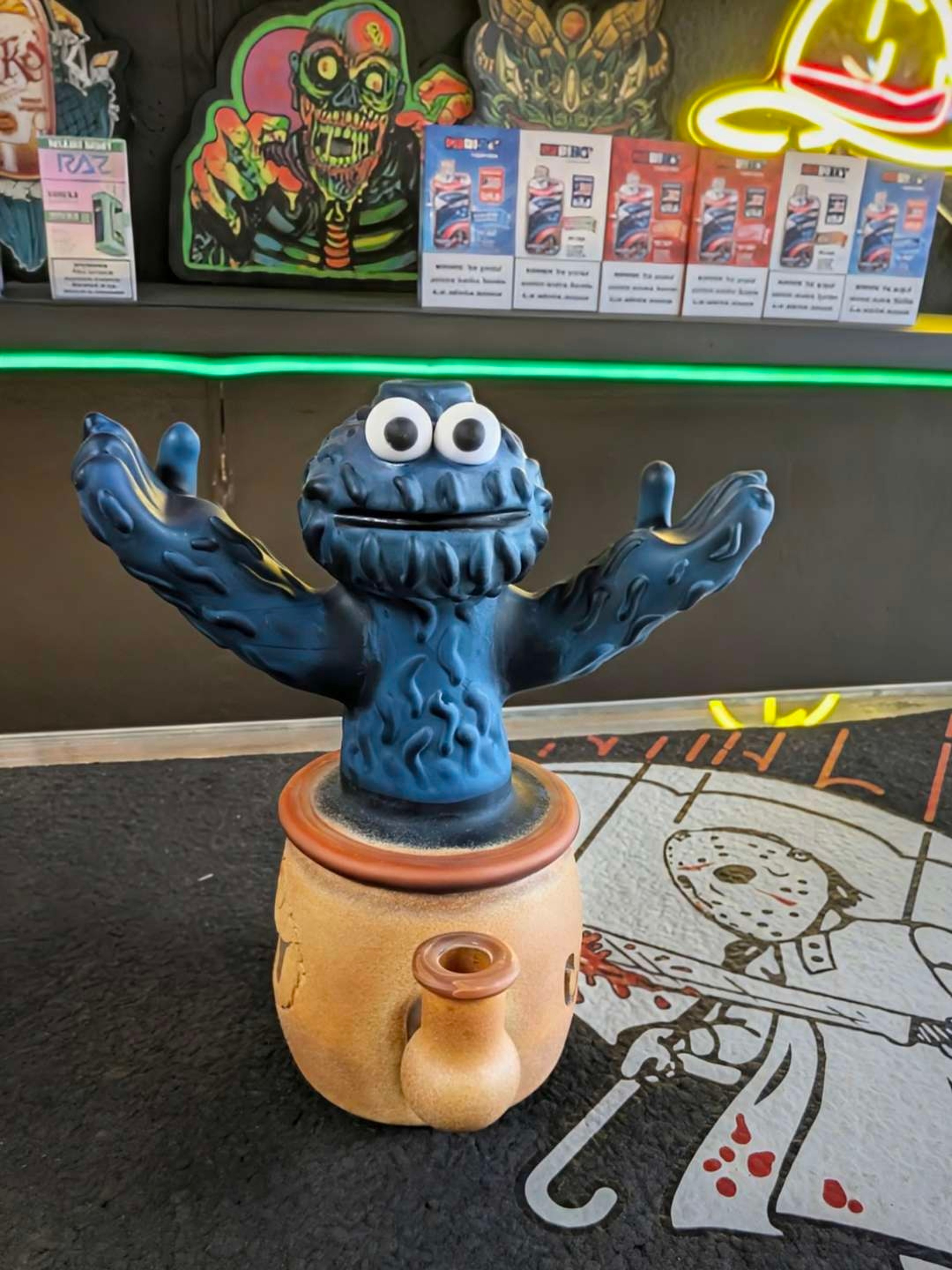 Preview pic of Rob Morrison Cookie Monster in a Cookie's jar!