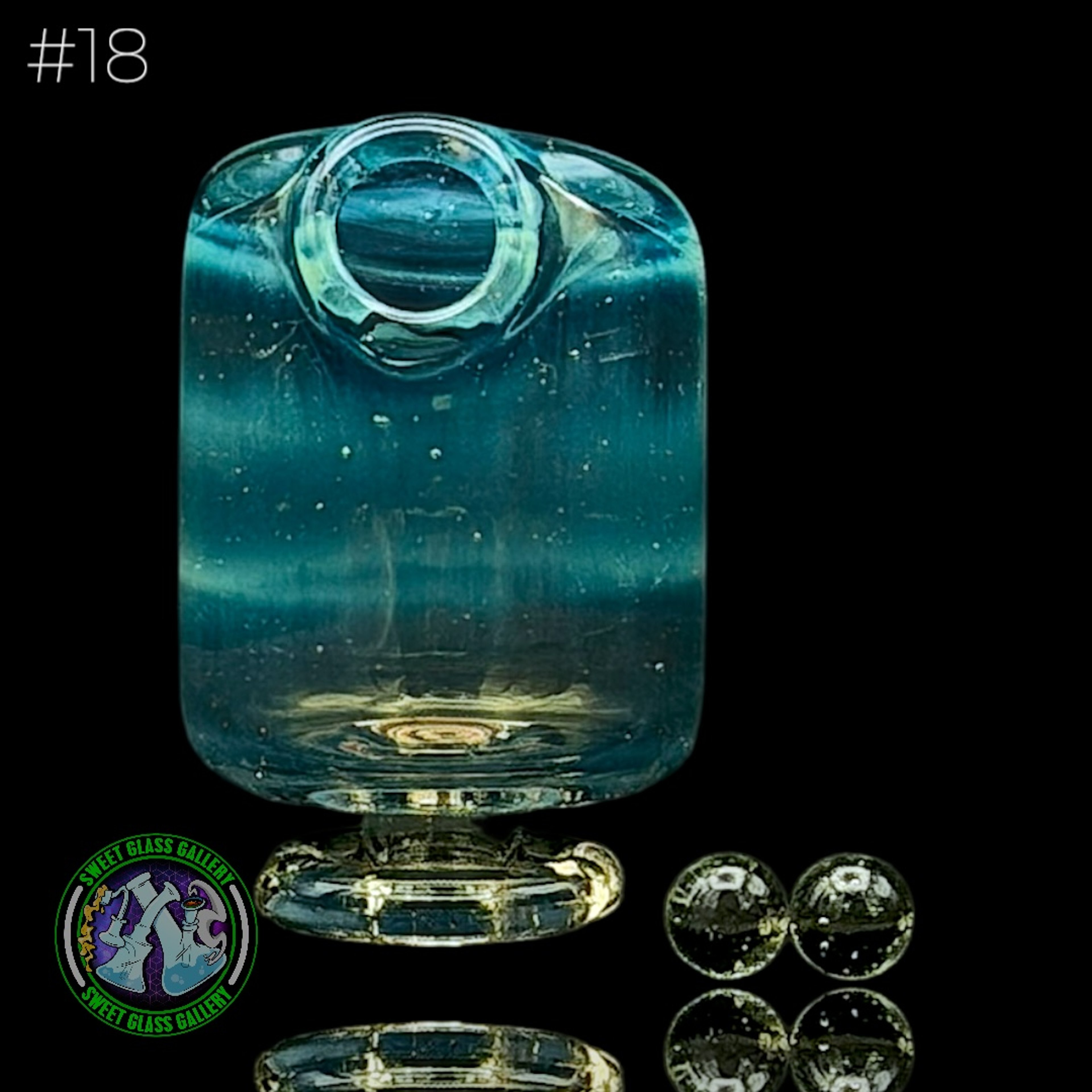 Kizmit Glass - Pivot Top #18 (Mischief x Ghost CFL) image 0