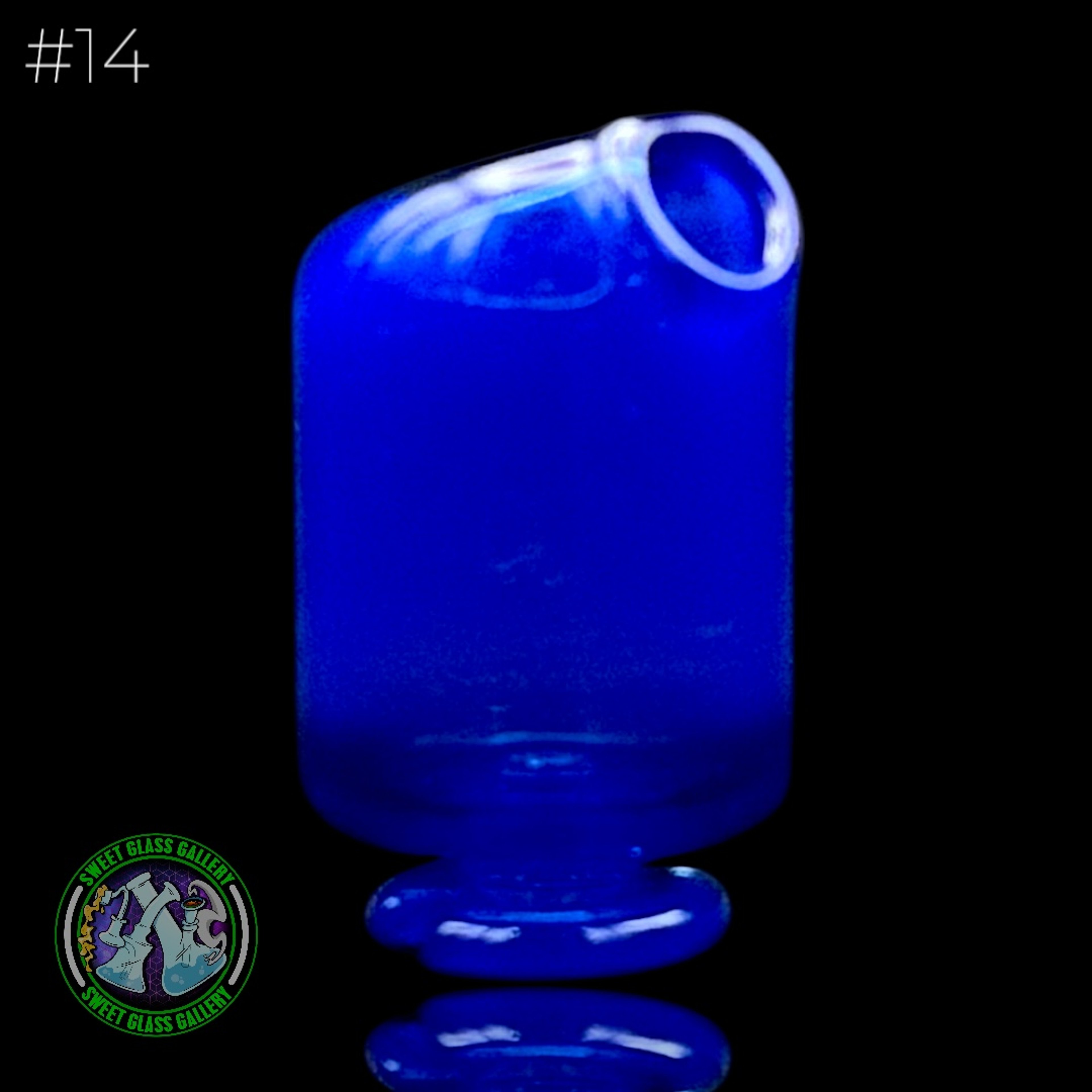 Preview pic of Kizmit Glass - Pivot Top #14 (Blue Cheese)