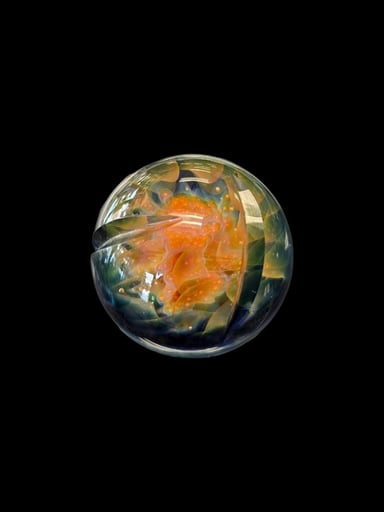 Preview pic of Str8 Glass - Fume Implosion Spinner Marble Cap