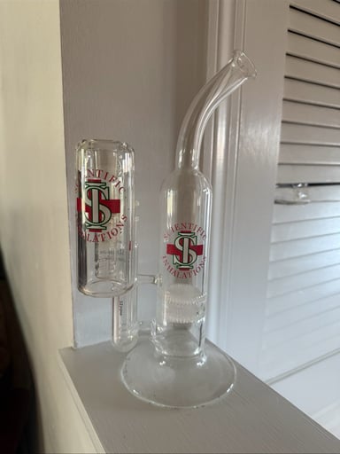 Preview pic of Scientific inhalation glass piece