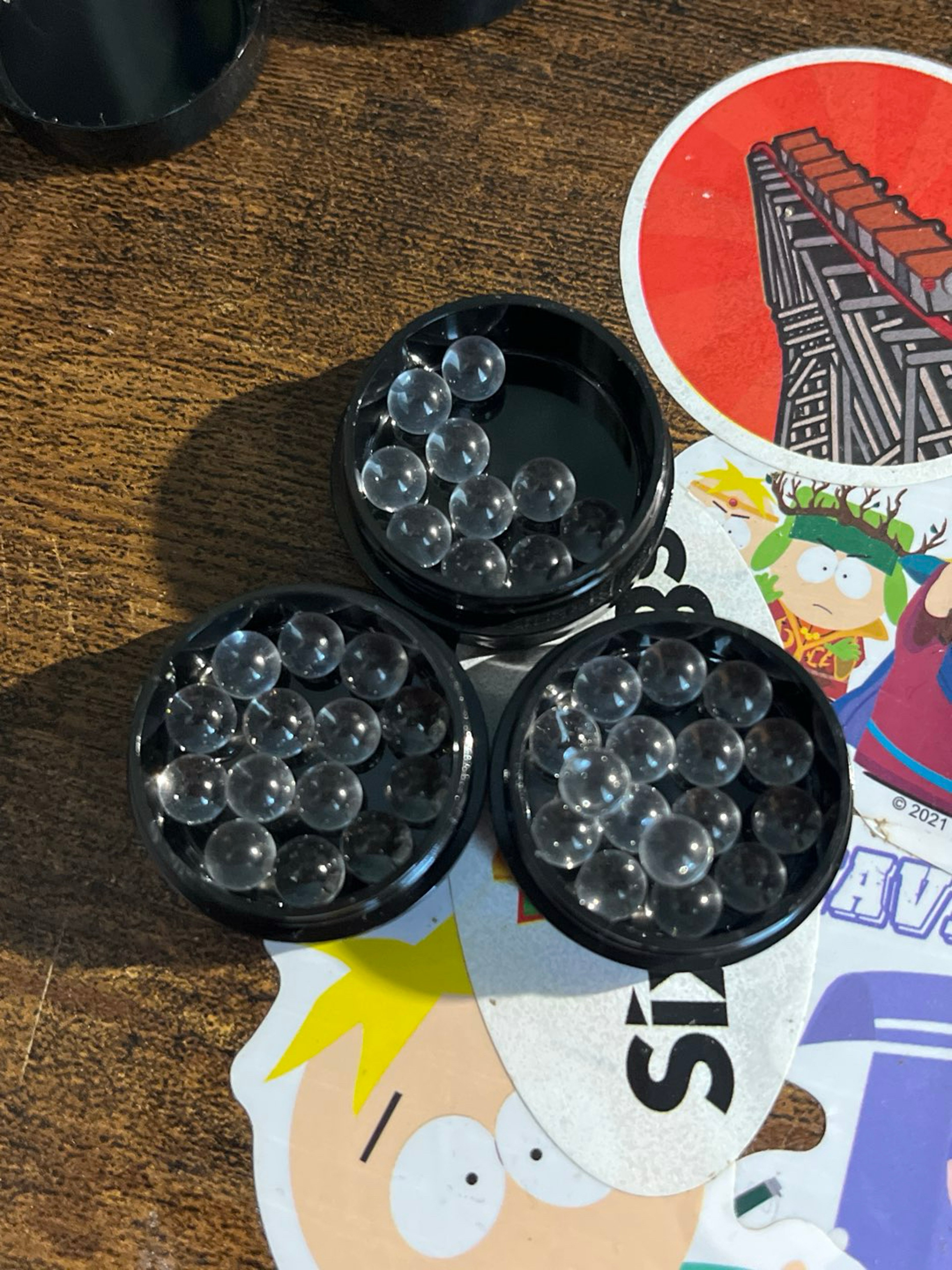 Bunch of clear pearls “prices in description” image 0