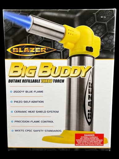 Preview pic of NEW Blazer Torch Lighter - Yellow