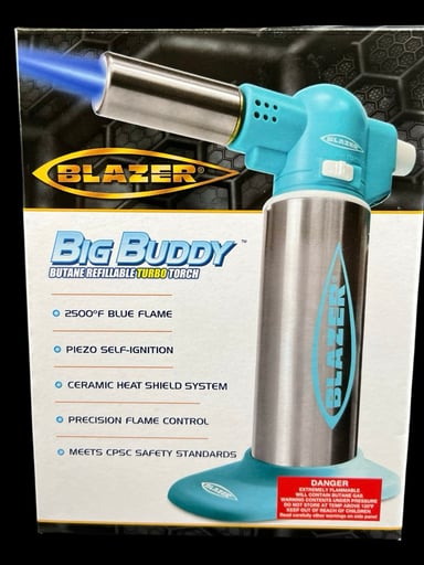 Preview pic of NEW Blazer Torch Lighter - Turquoise