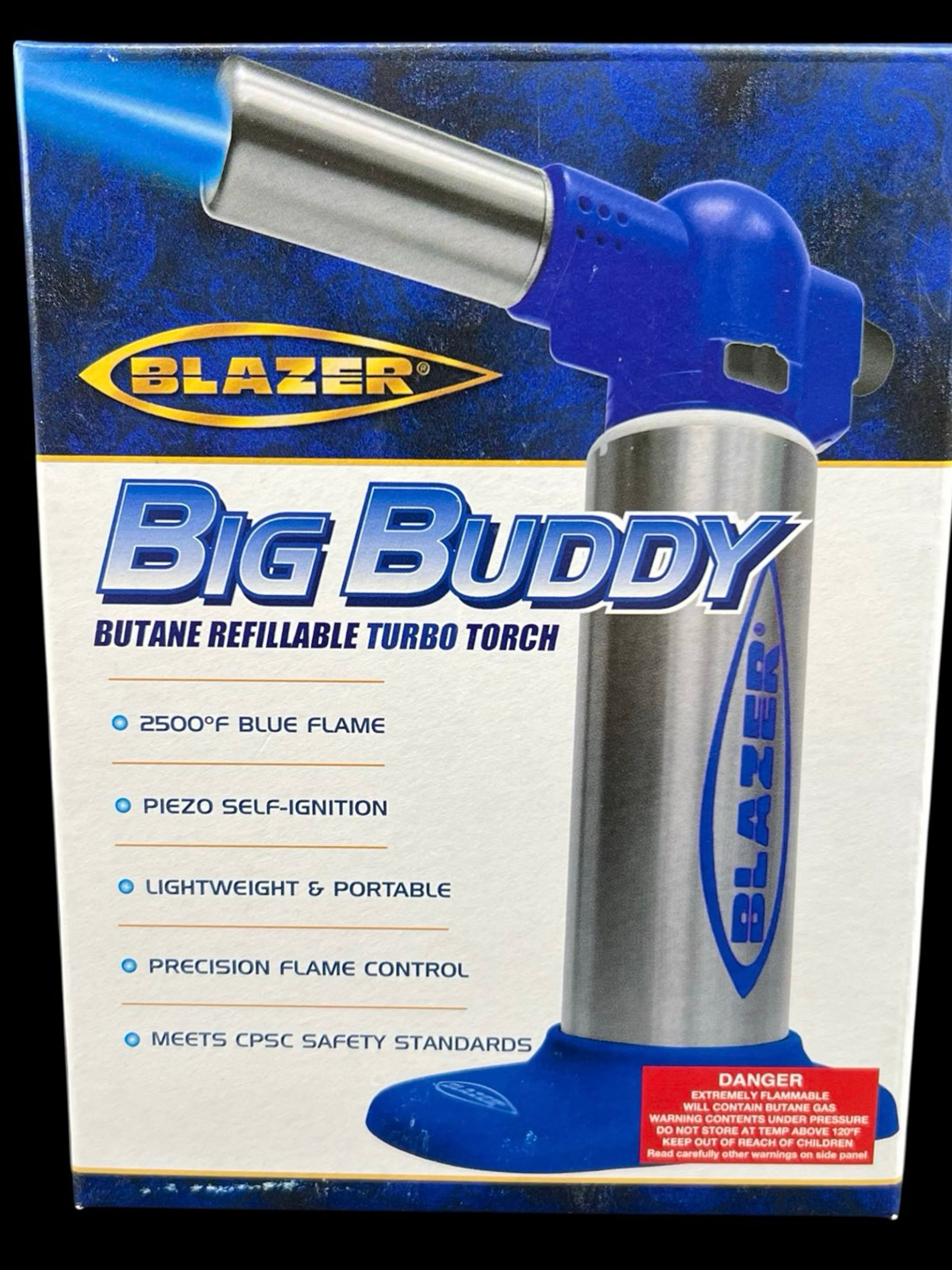 Preview pic of NEW Blazer Torch Lighter - Blue