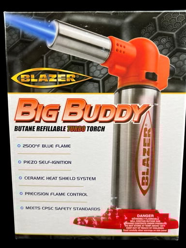 Preview pic of NEW Blazer Torch Lighter - Orange