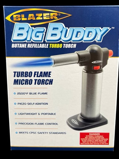 Preview pic of NEW Blazer Torch Lighter - Black
