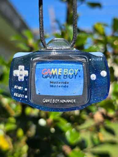 Preview pic of Gameboy Advance Layered Glow UV Pendant