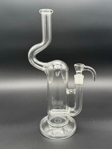 Preview pic of Greek Glass Dual Grid Natty Neck w/ Opal
