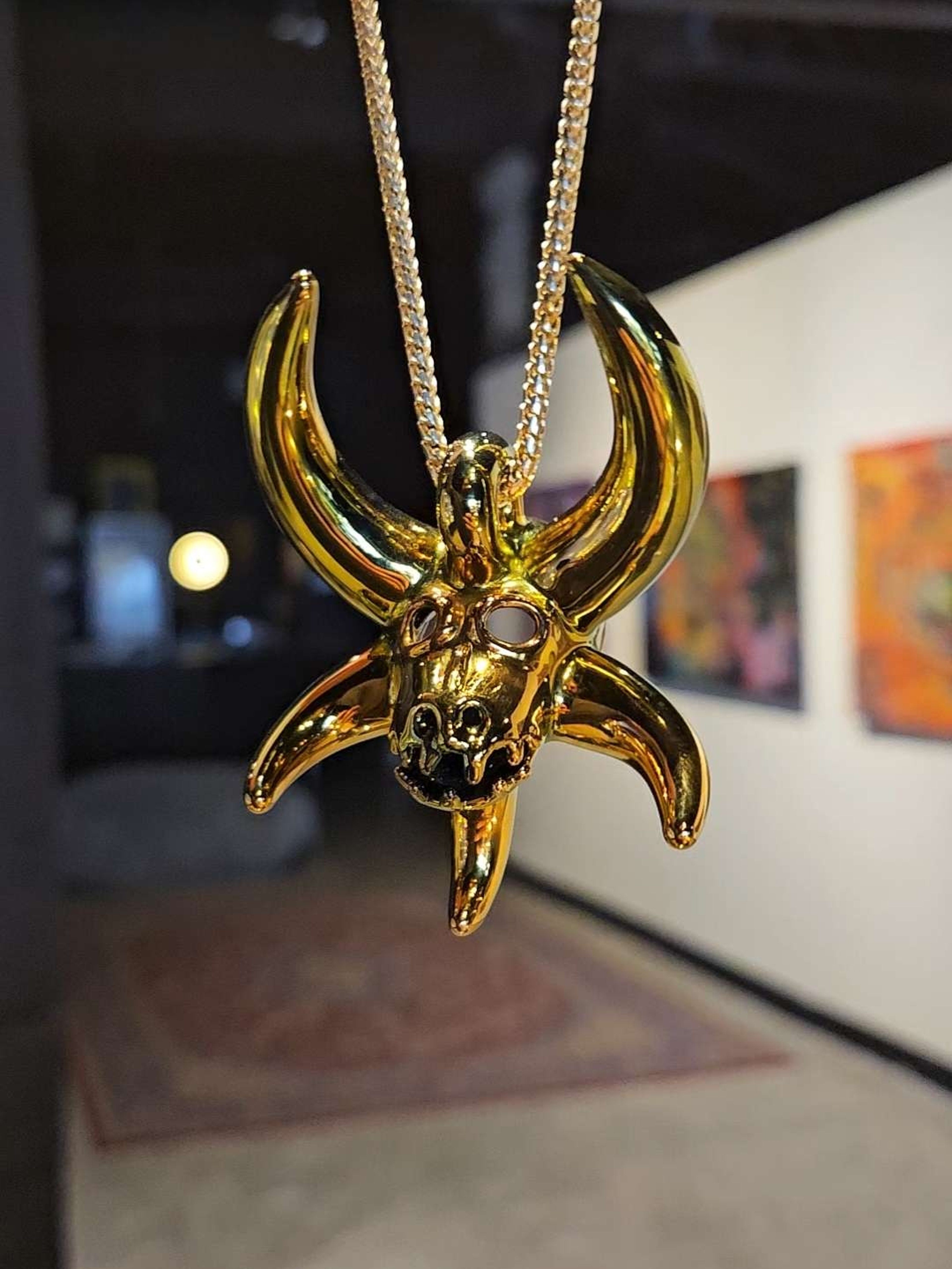 Preview pic of GreenT Golden vejigante mask