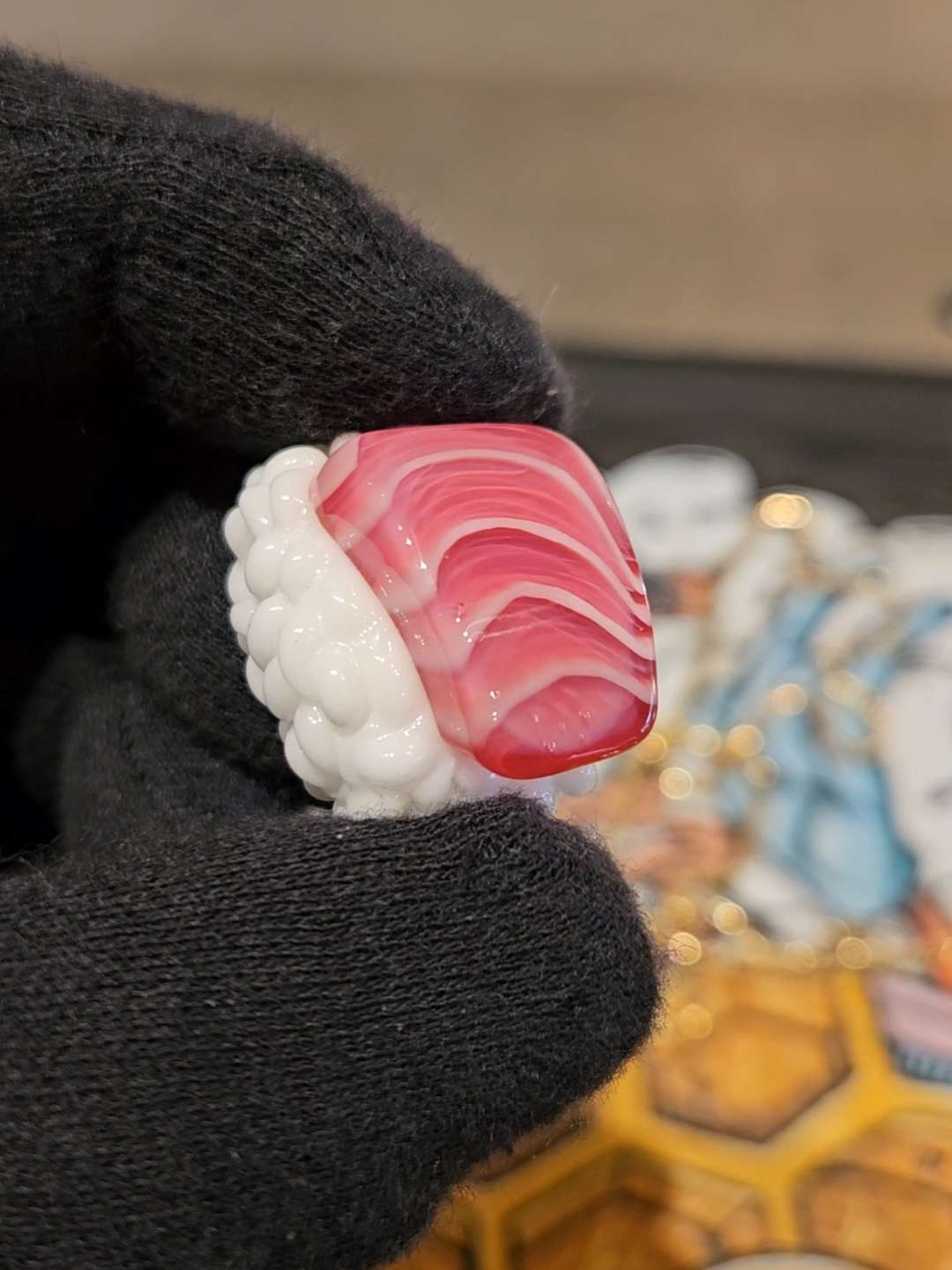 Preview pic of Rosburg glass nigiri pendants