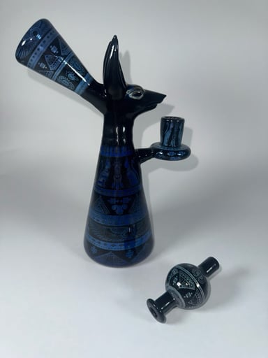 Preview pic of Ramickelson Robert Mickelson Anubis Egyptian Sphinx Bust