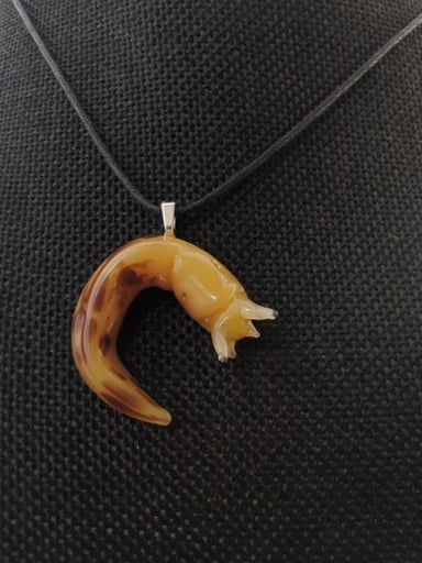 Preview pic of Hand Blown Glass Banana Slug