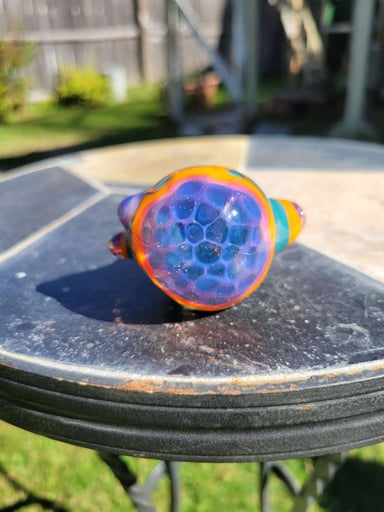 Preview pic of Fully worked honeycomb spoon