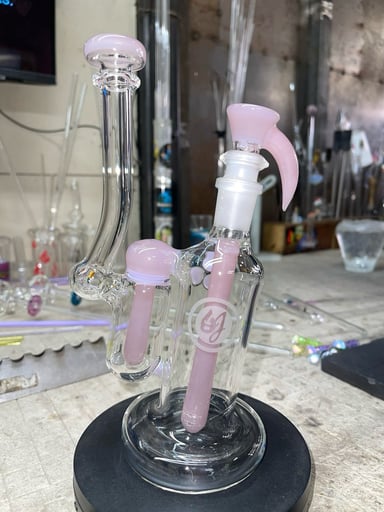 Preview pic of Pastel voodoo cfl color,9” tall and 14mm 3 holes slide