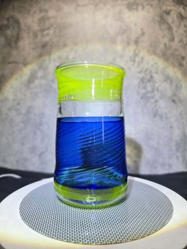 Preview pic of 20oz cup with olive green and blue scalp