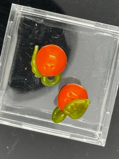 Preview pic of Small orange pendants