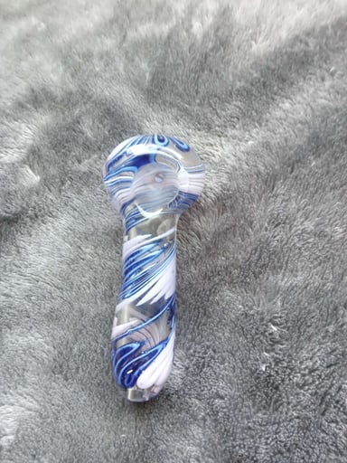Preview pic of Blue lavender pipe
