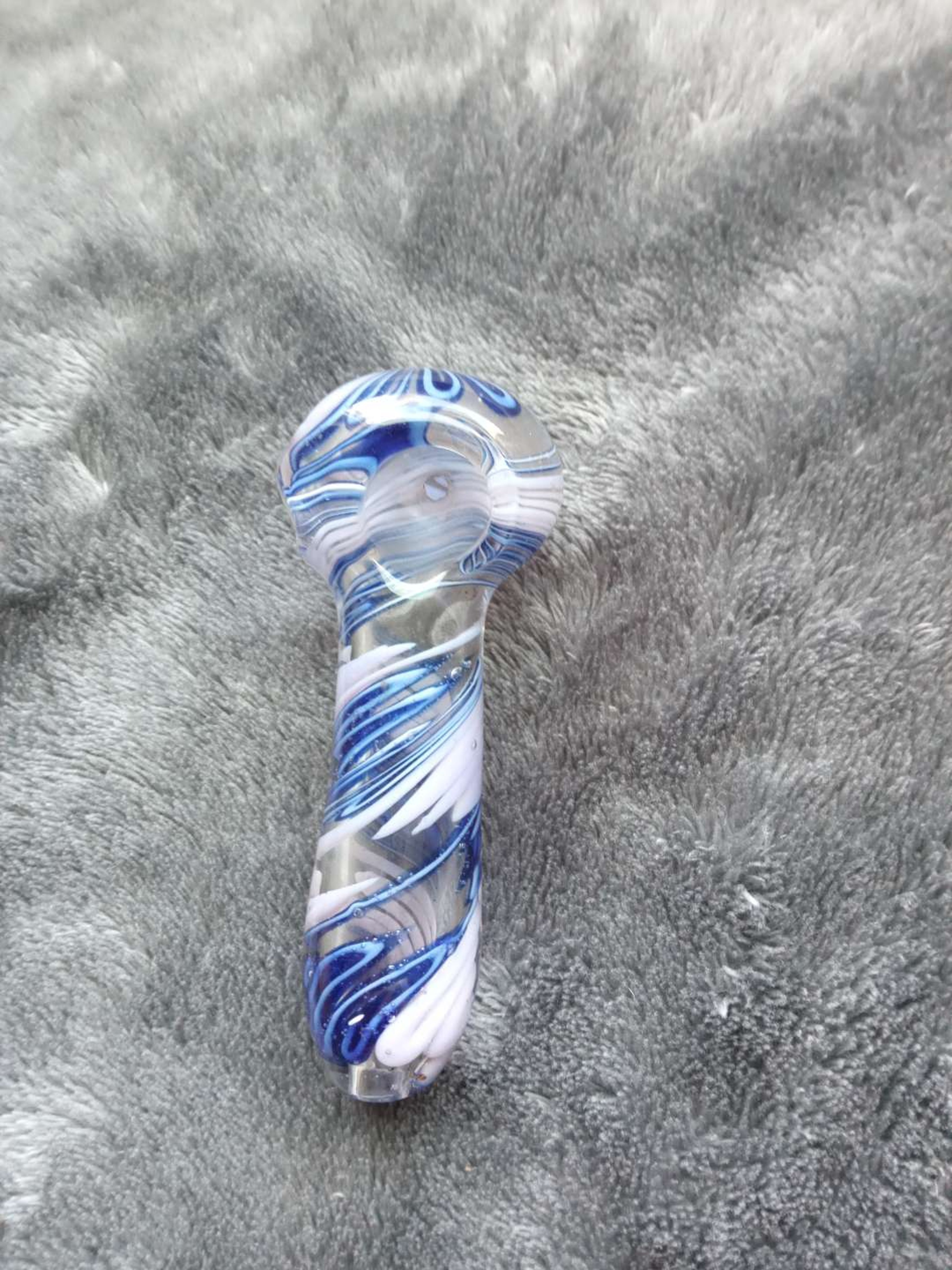 Preview pic of Blue lavender pipe