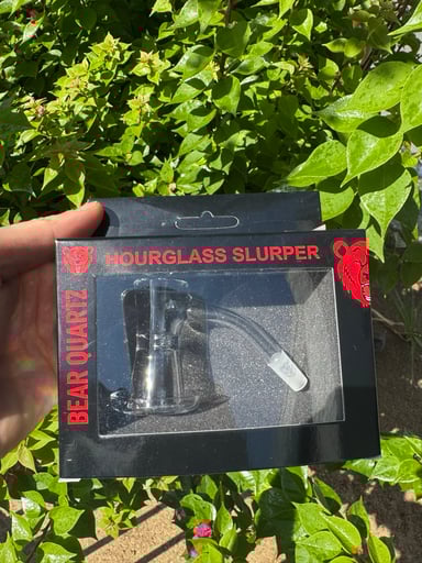 Preview pic of Bear quartz hourglass slurper 10mm 45