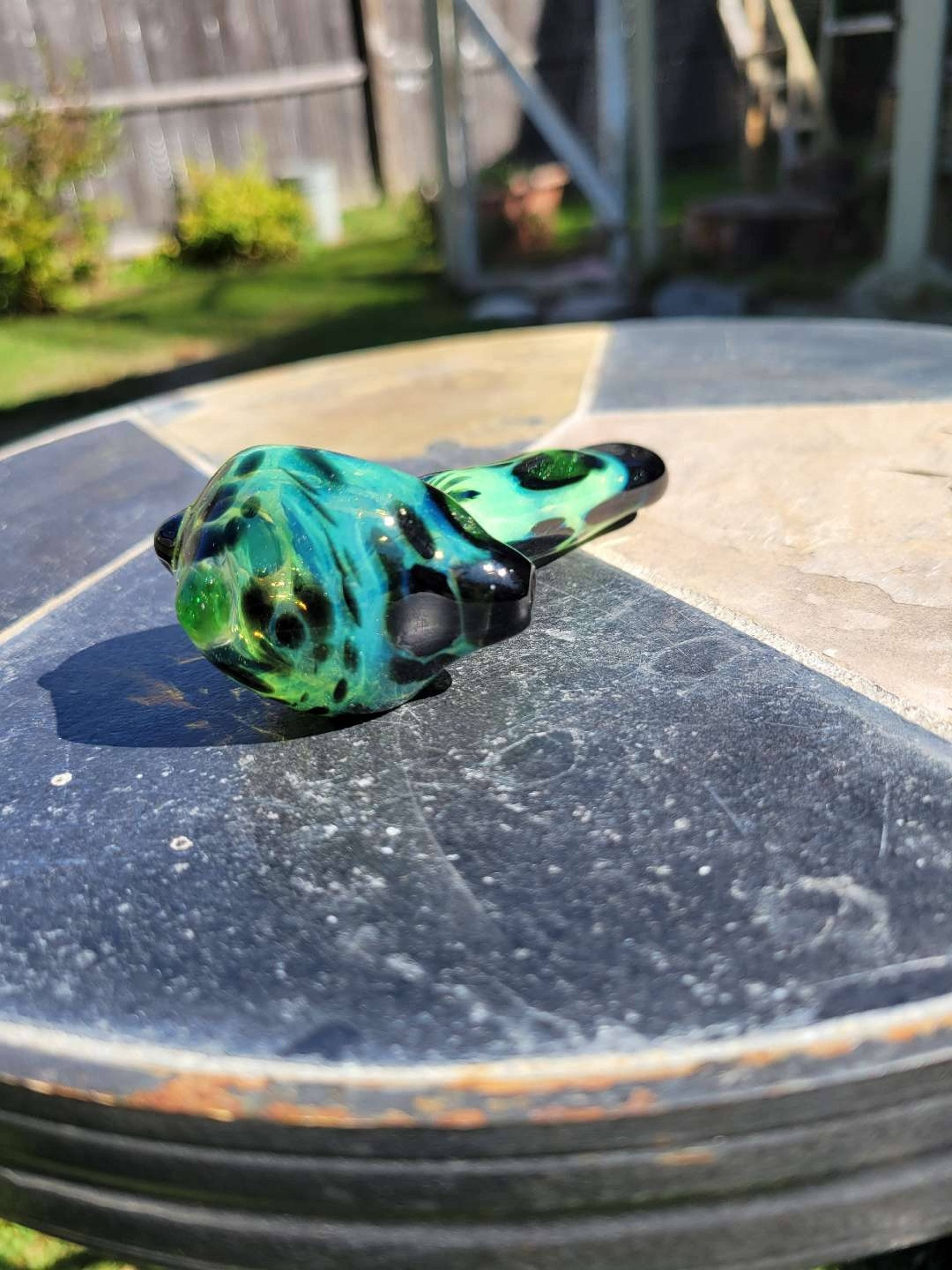 Preview pic of Bengal kitty print green