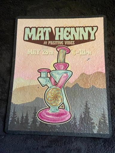 Preview pic of Matt Henny x Positive Vibes Moodmat.