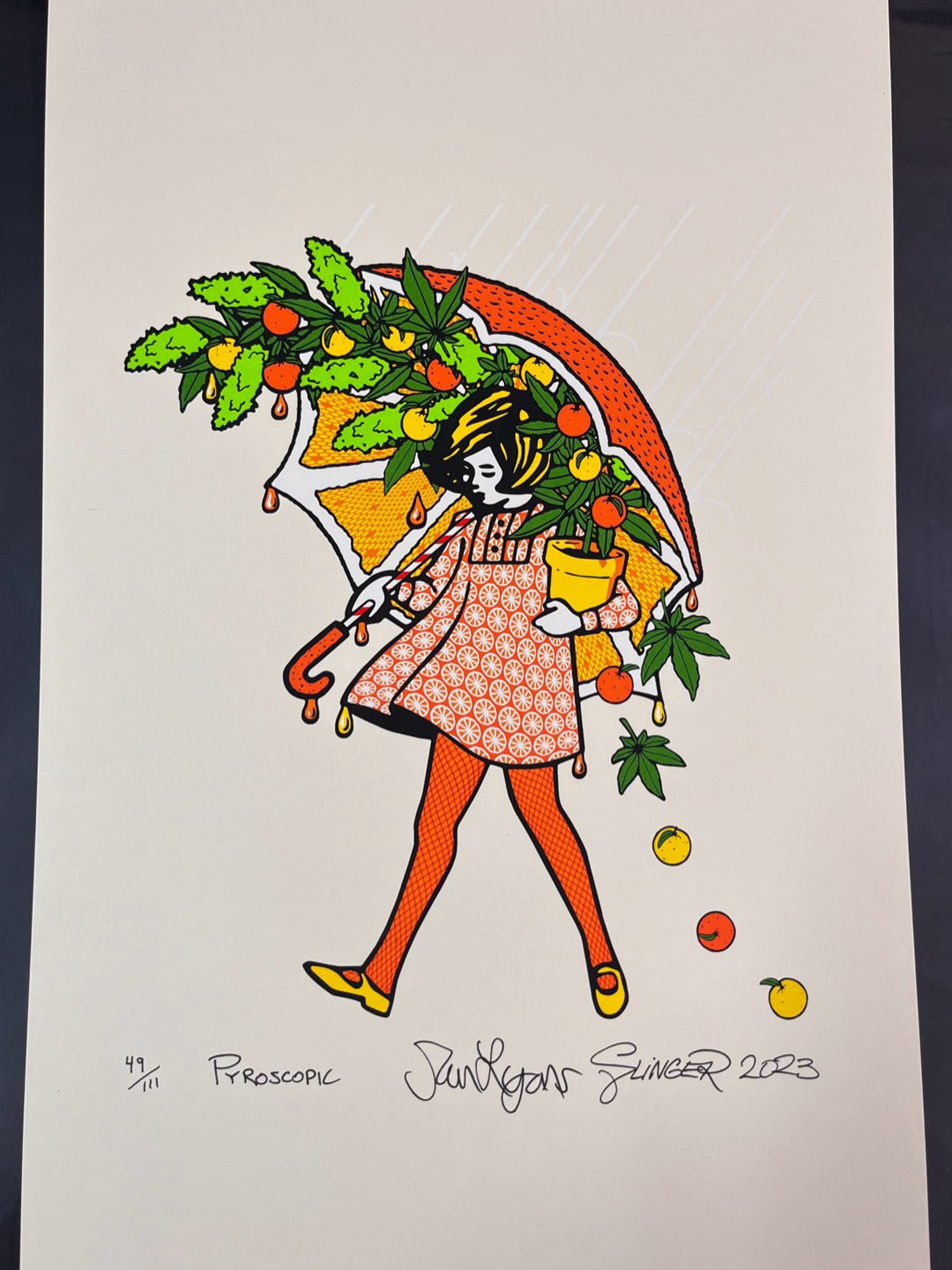 Preview pic of Slinger x Lyons x Pyrsoscopic ‘Citrus Terp Girl’