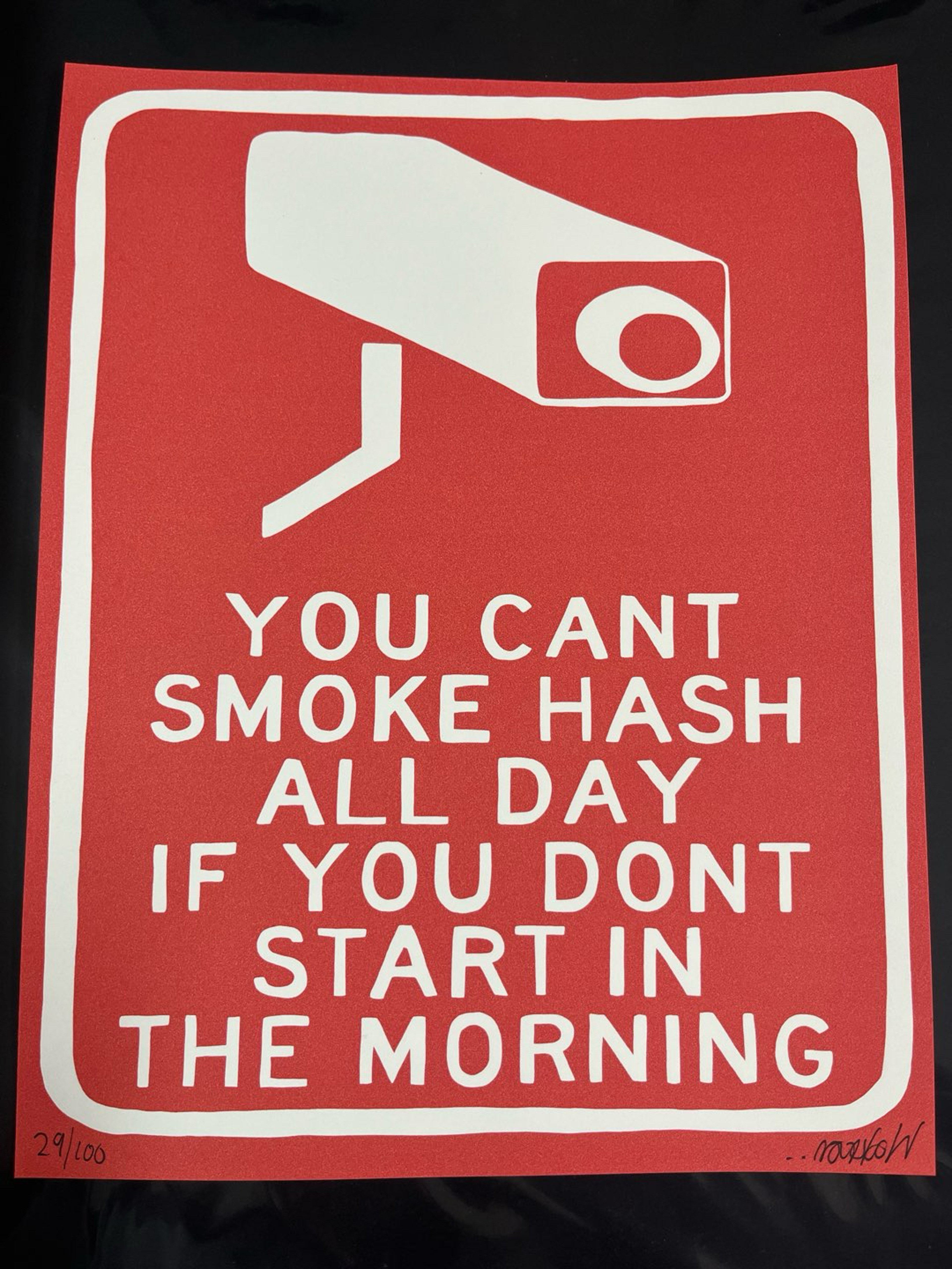 Wookerson ‘smoke all day’ print image 0
