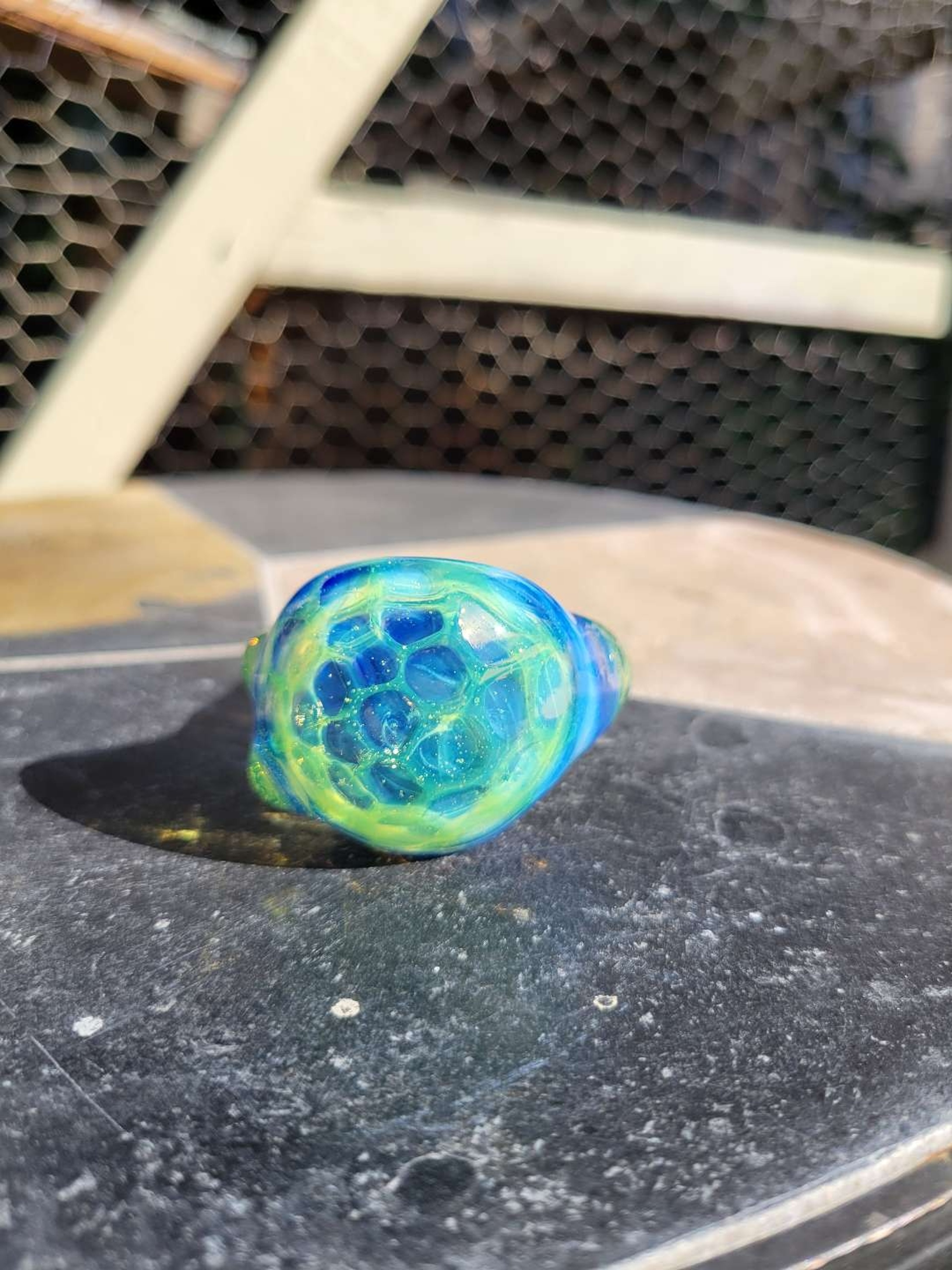 Preview pic of Honeycomb cap spoon