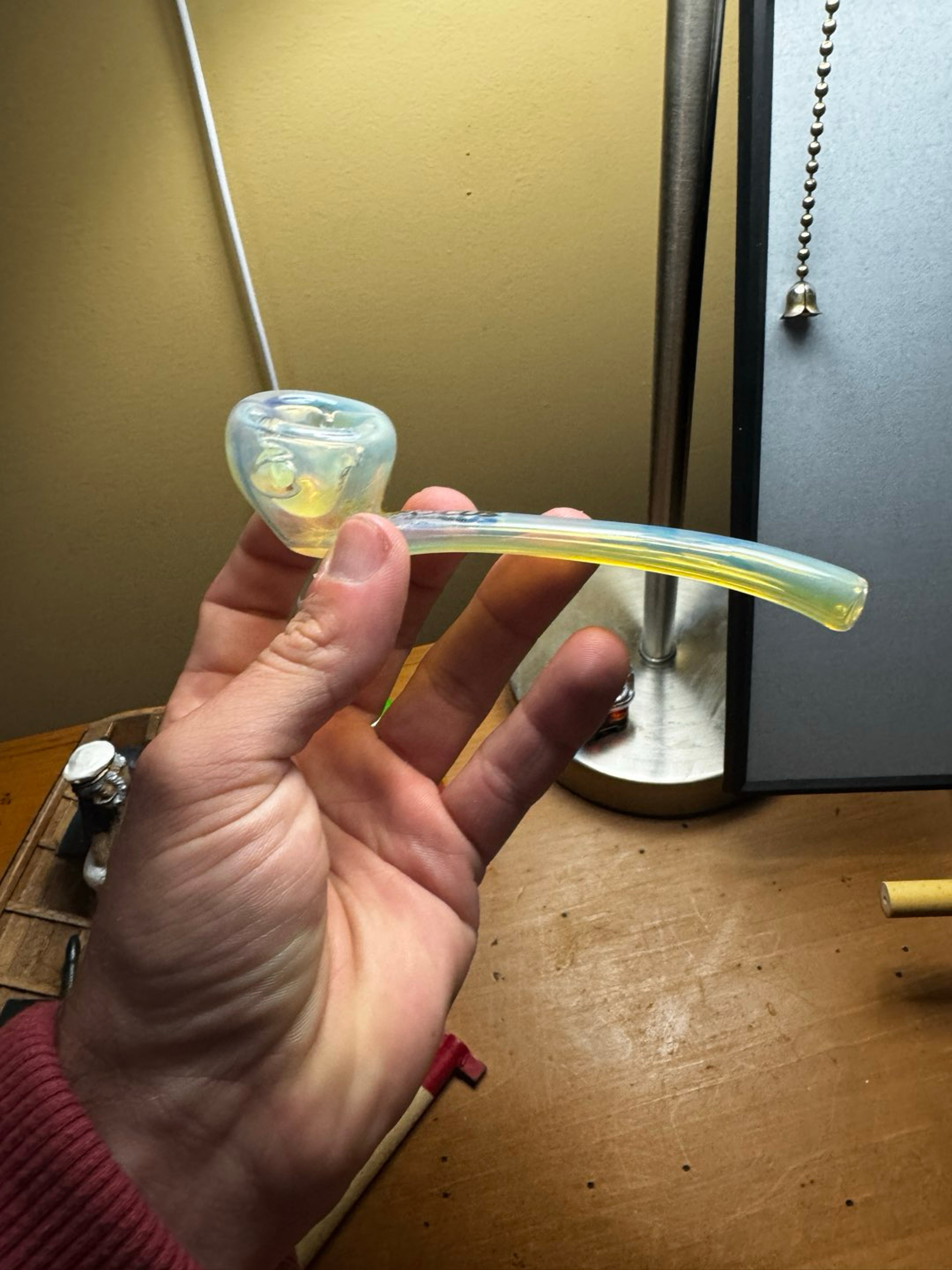 Preview pic of Custom made hash only glass pipe and glass heating rods