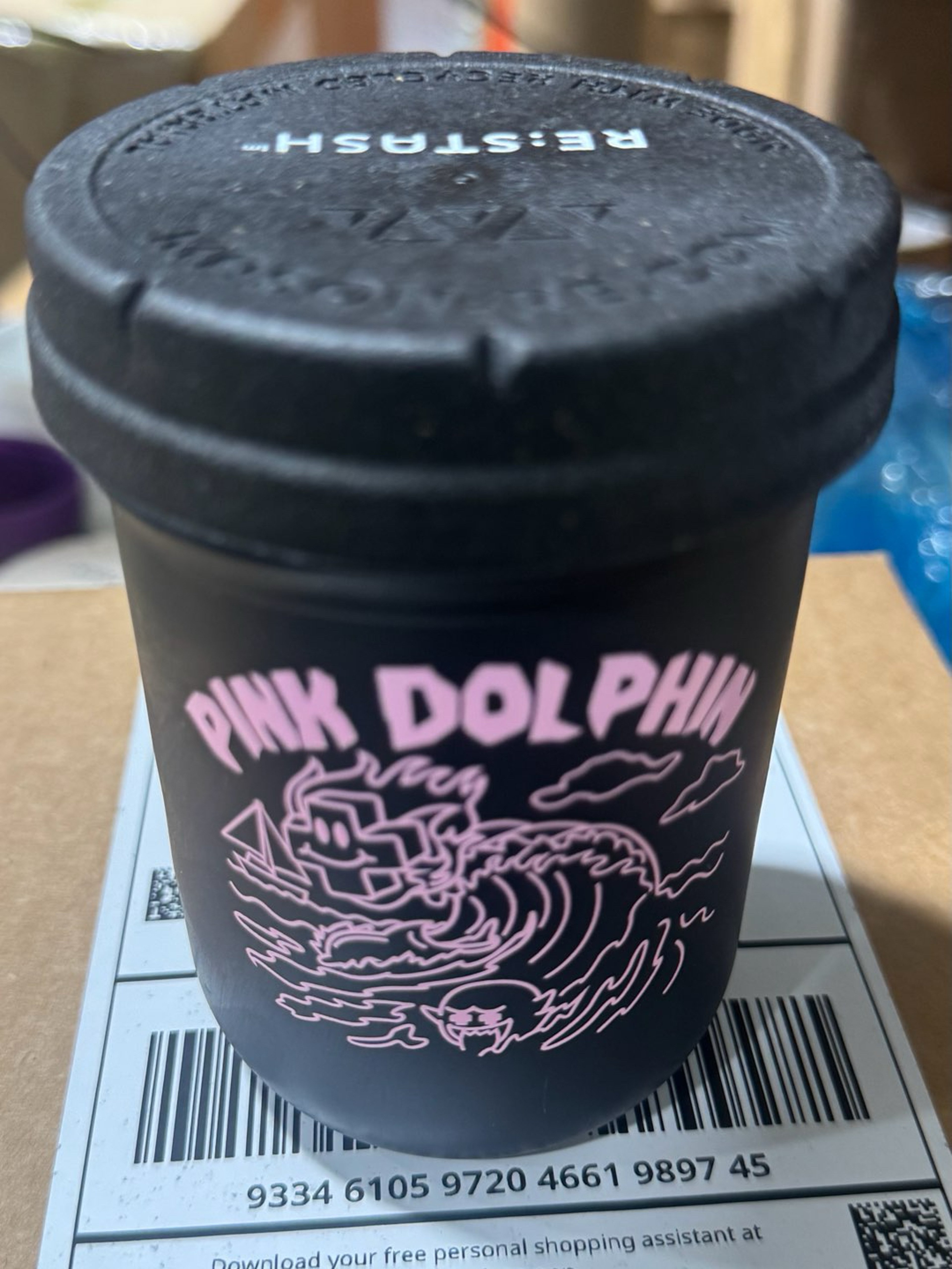Pink Dolphin Re:Stash Jar image 0