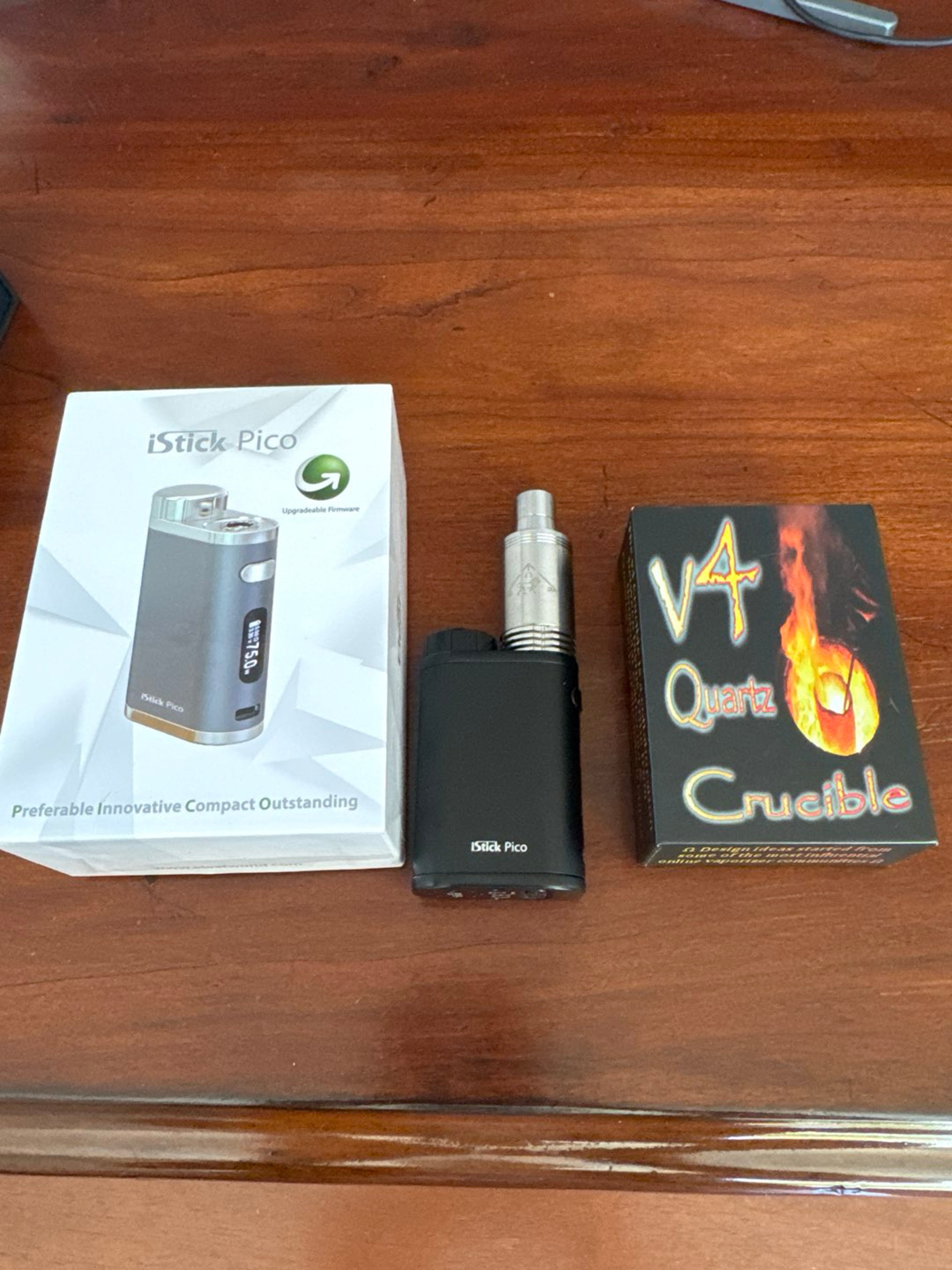 Divine Tribe V4 crucible with iStick Pico image 0