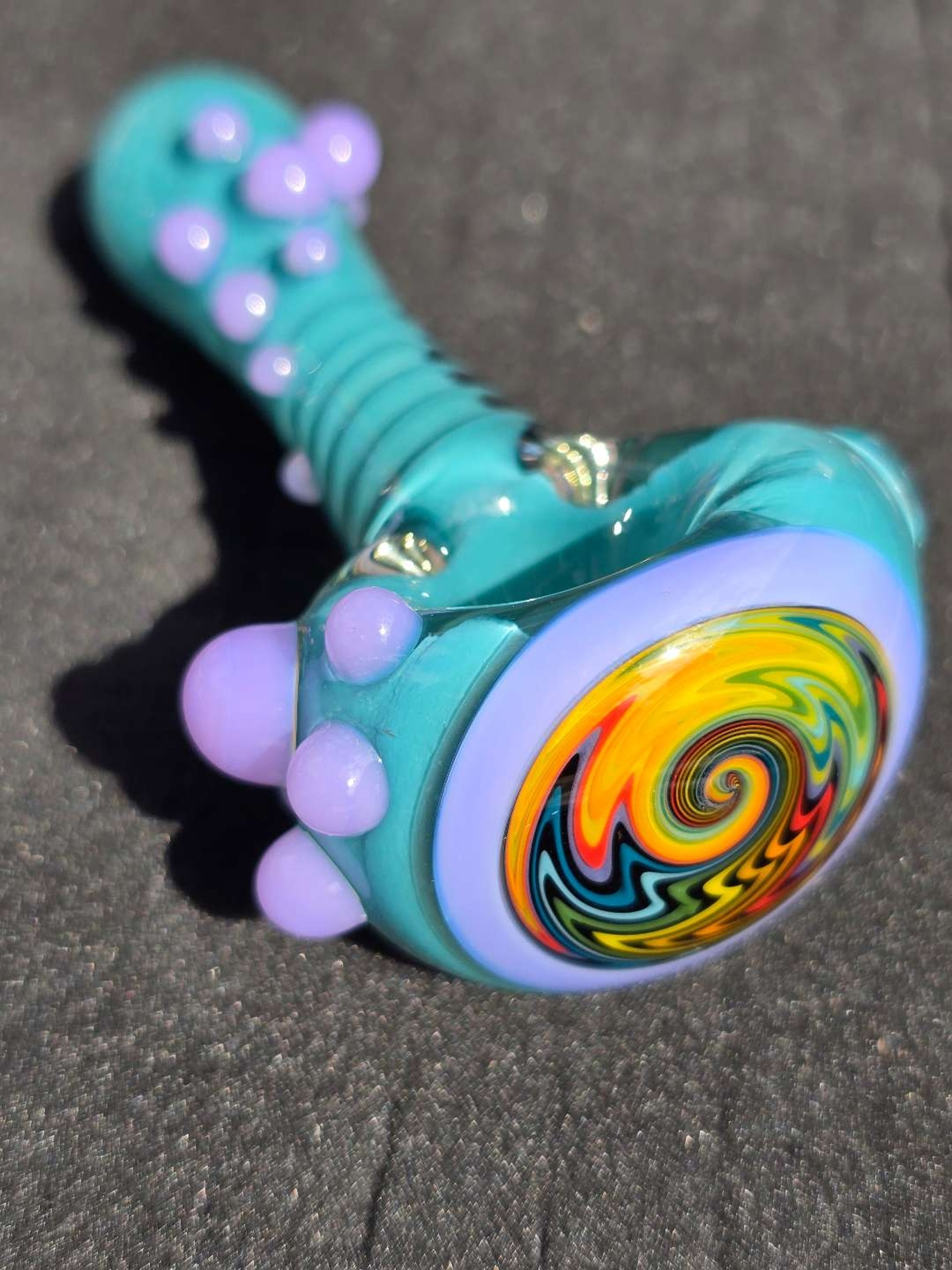 Preview pic of Aqua X Purple Wig Wag Pipe