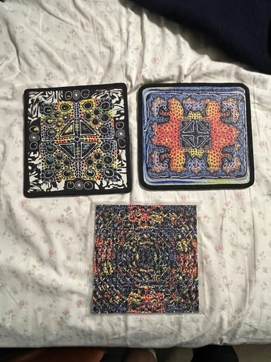 Preview pic of Kaj beck moodmats and blotter print
