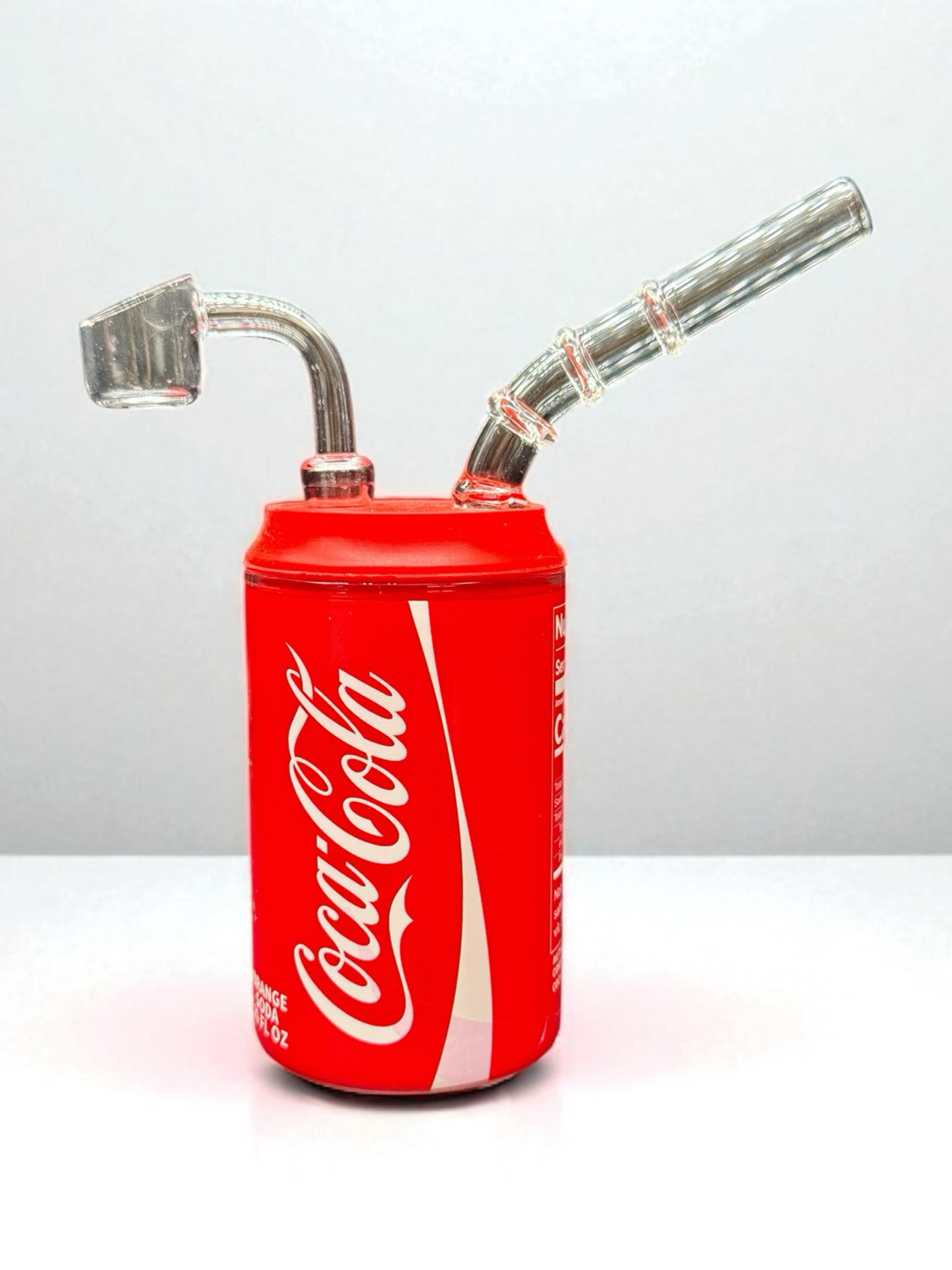 Coca-Cola Can Dab Rig – 4.5” Compact Water Pipe with 14mm Quartz Banger image 0
