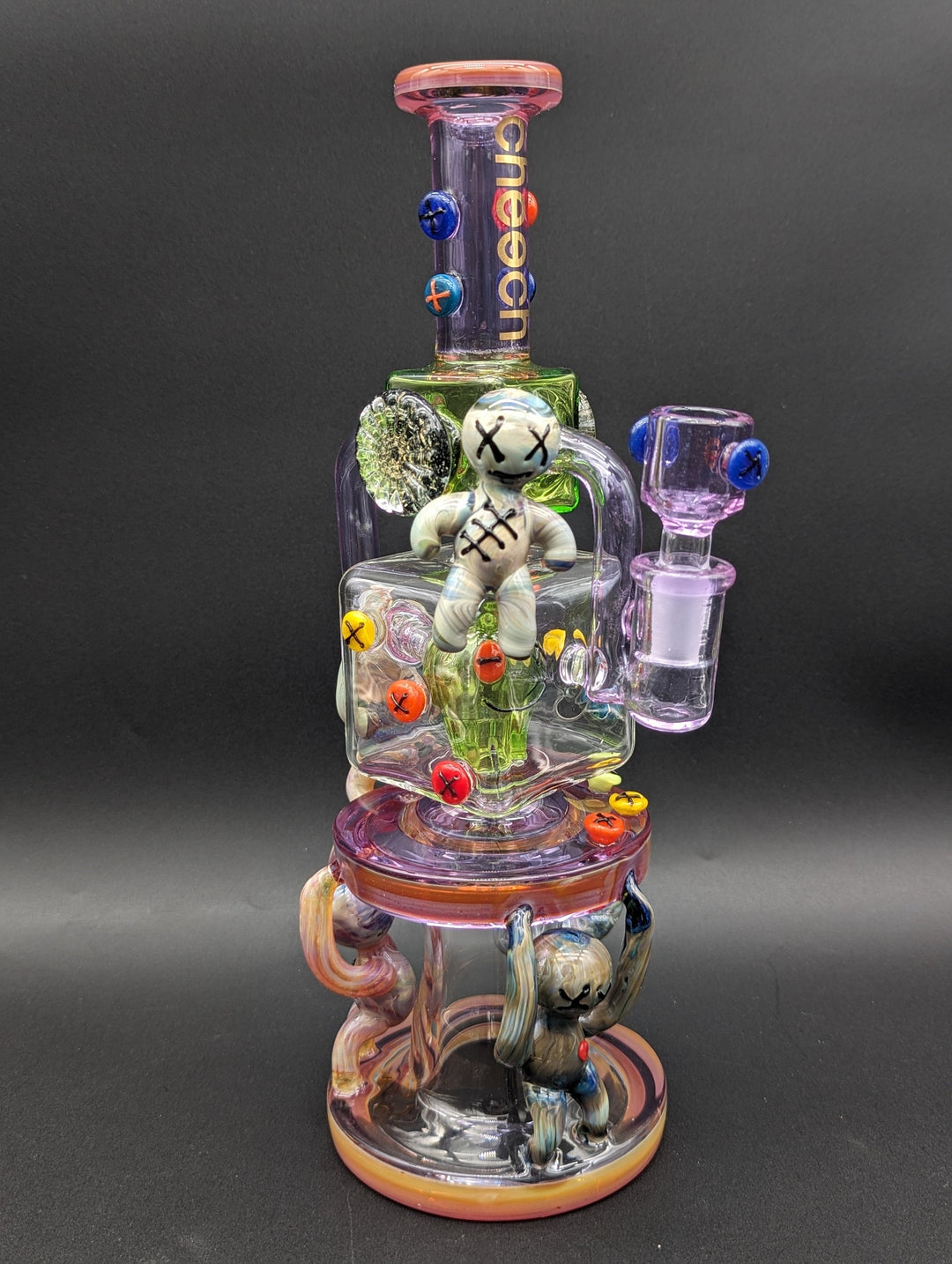 CHEECH GLASS - ALIENS LIFTING THE KING w/ Original Box image 0