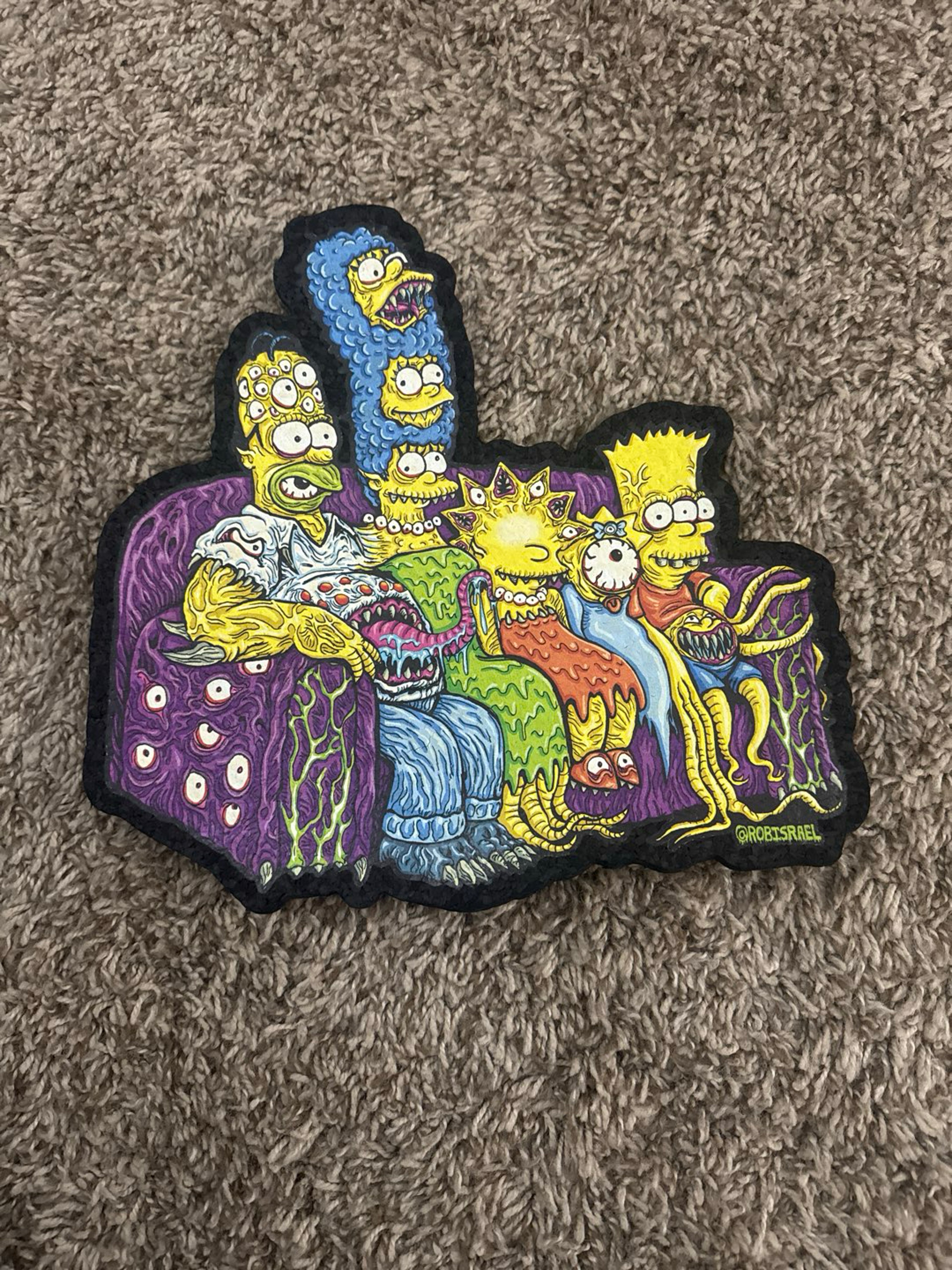 Preview pic of Simpsons moodmat