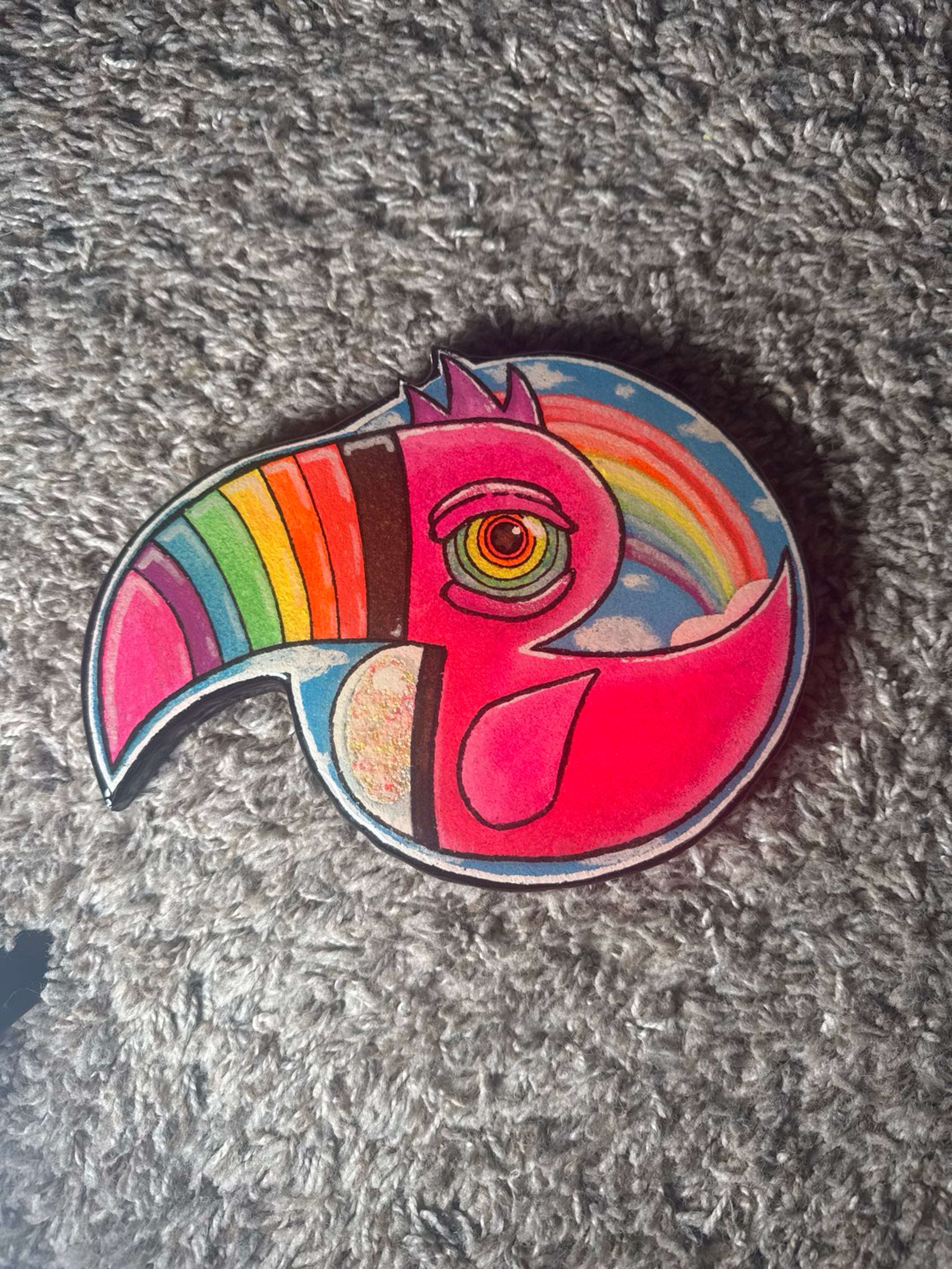 Preview pic of Glasssavage x rj 1/1 epoxy wood mat