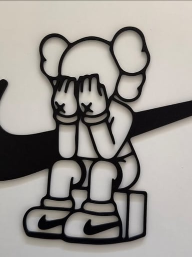 Preview pic of Kaws x Nike Wall Art
