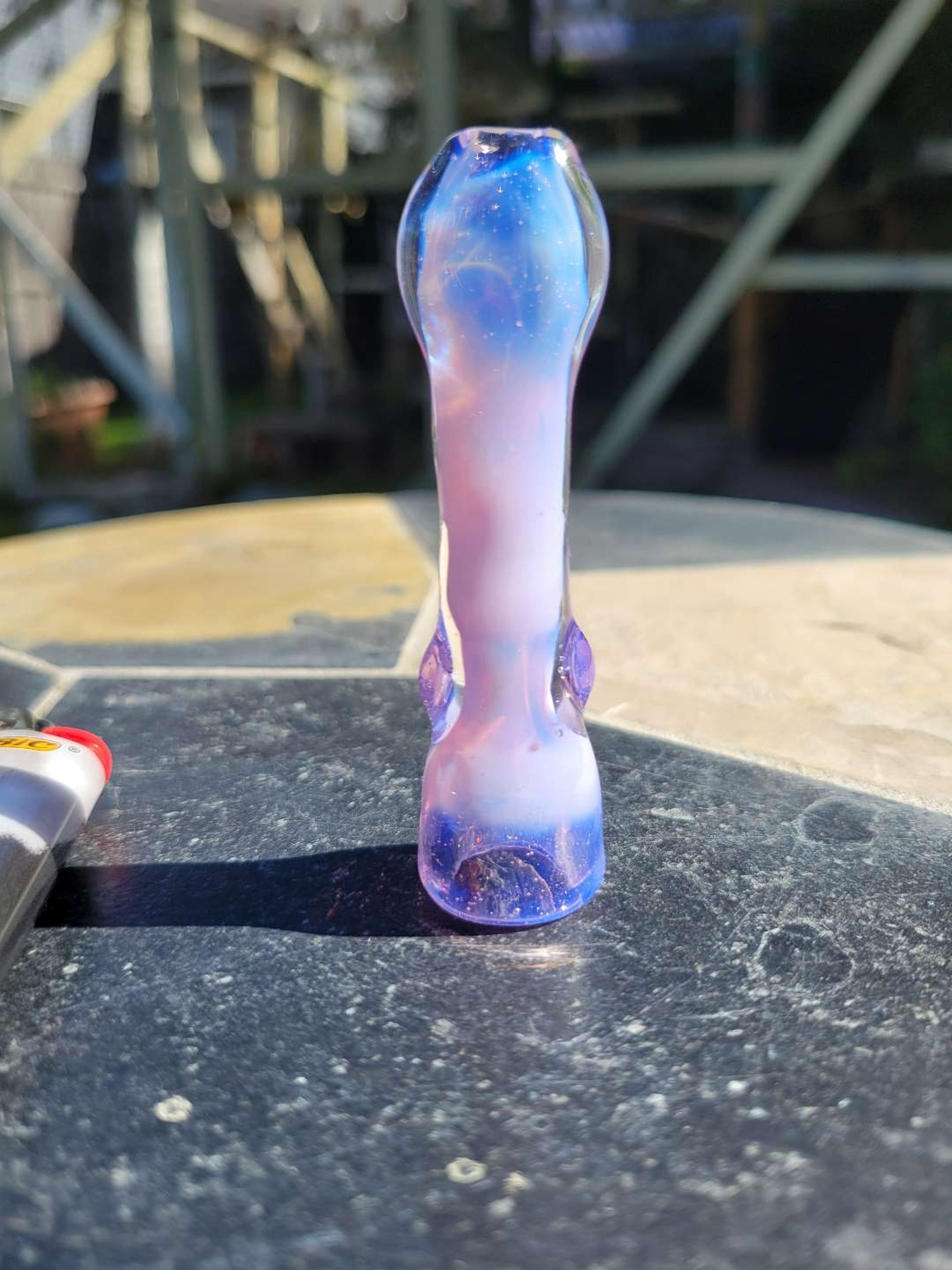 Preview pic of Pink slyme chillum large