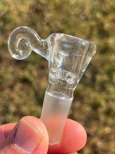 Preview pic of 4 hole, 14mm clear slide