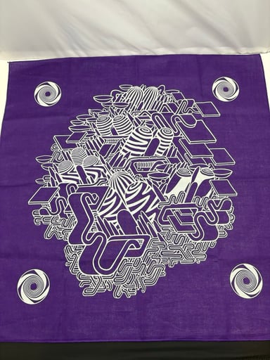 Preview pic of Gong purple bandana