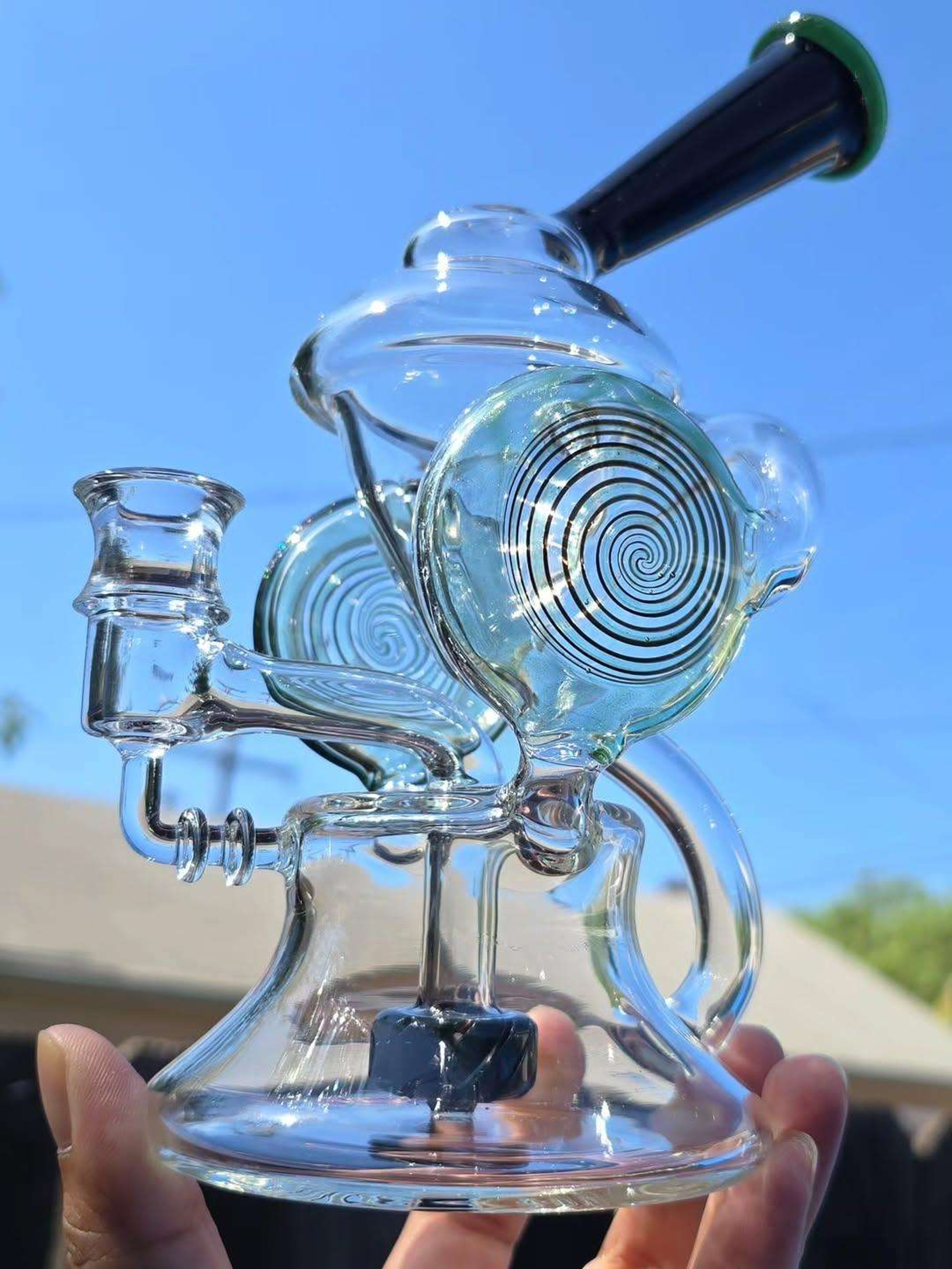 Preview pic of Double Recycler Green Stardust Accents