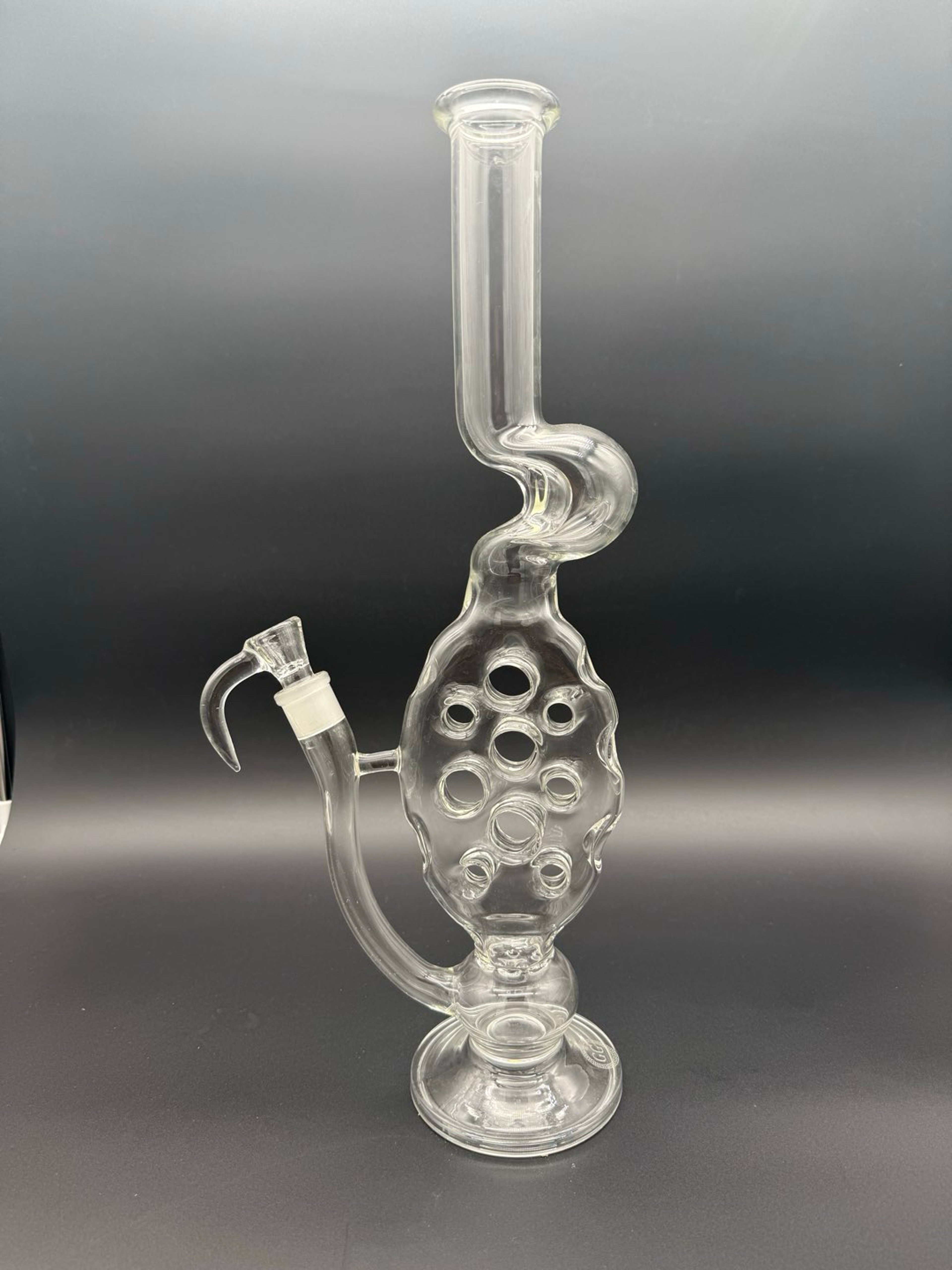 Greek Glass 18" Swiss Tube 2.0 - Side Feeder image 0