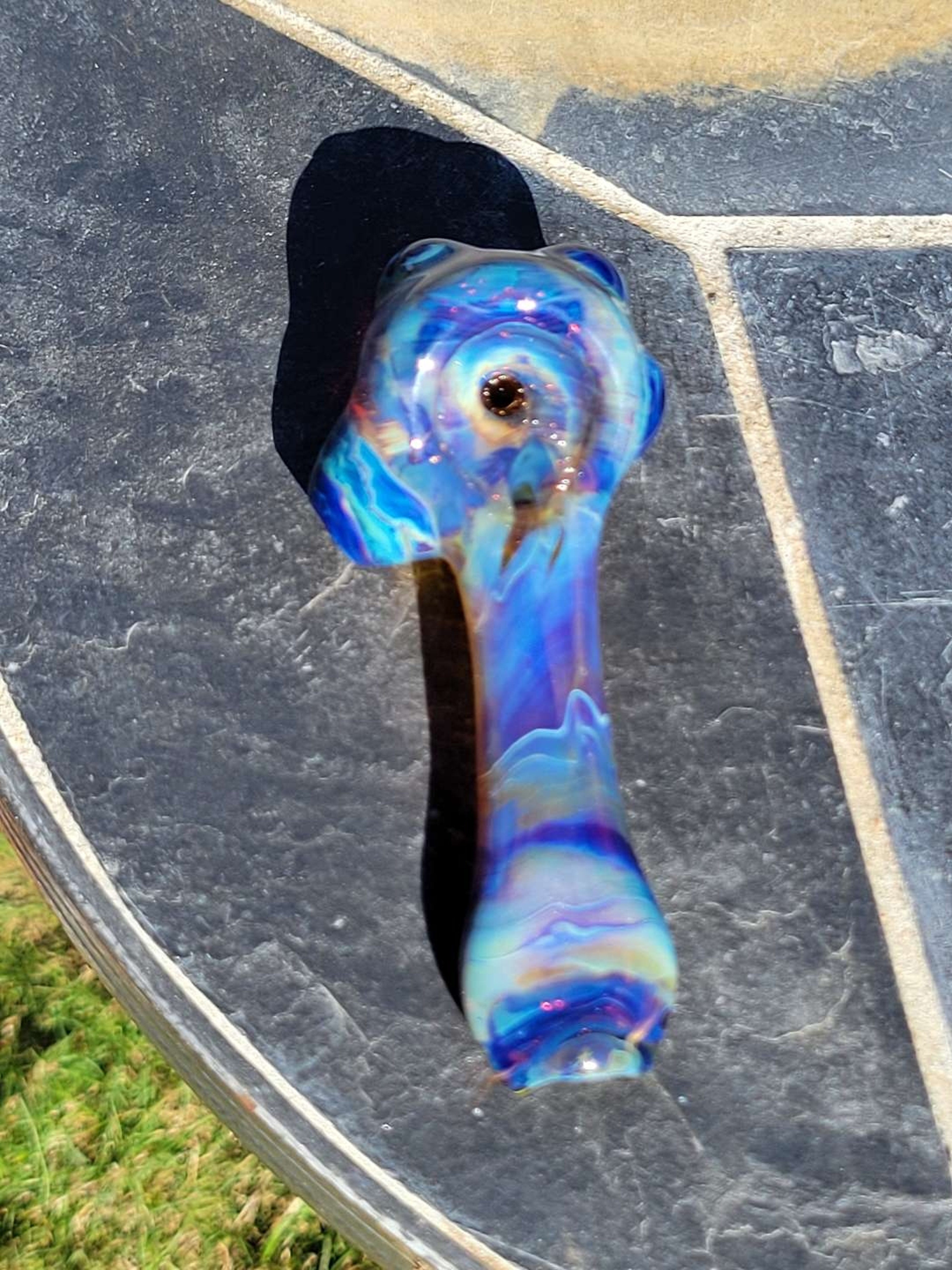 Double Amber purple spoon image 0