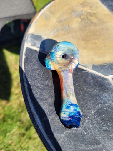 Preview pic of Double amber purple spoon 2