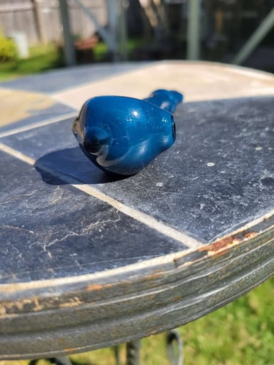 Preview pic of Blue stardust over peacock spoon