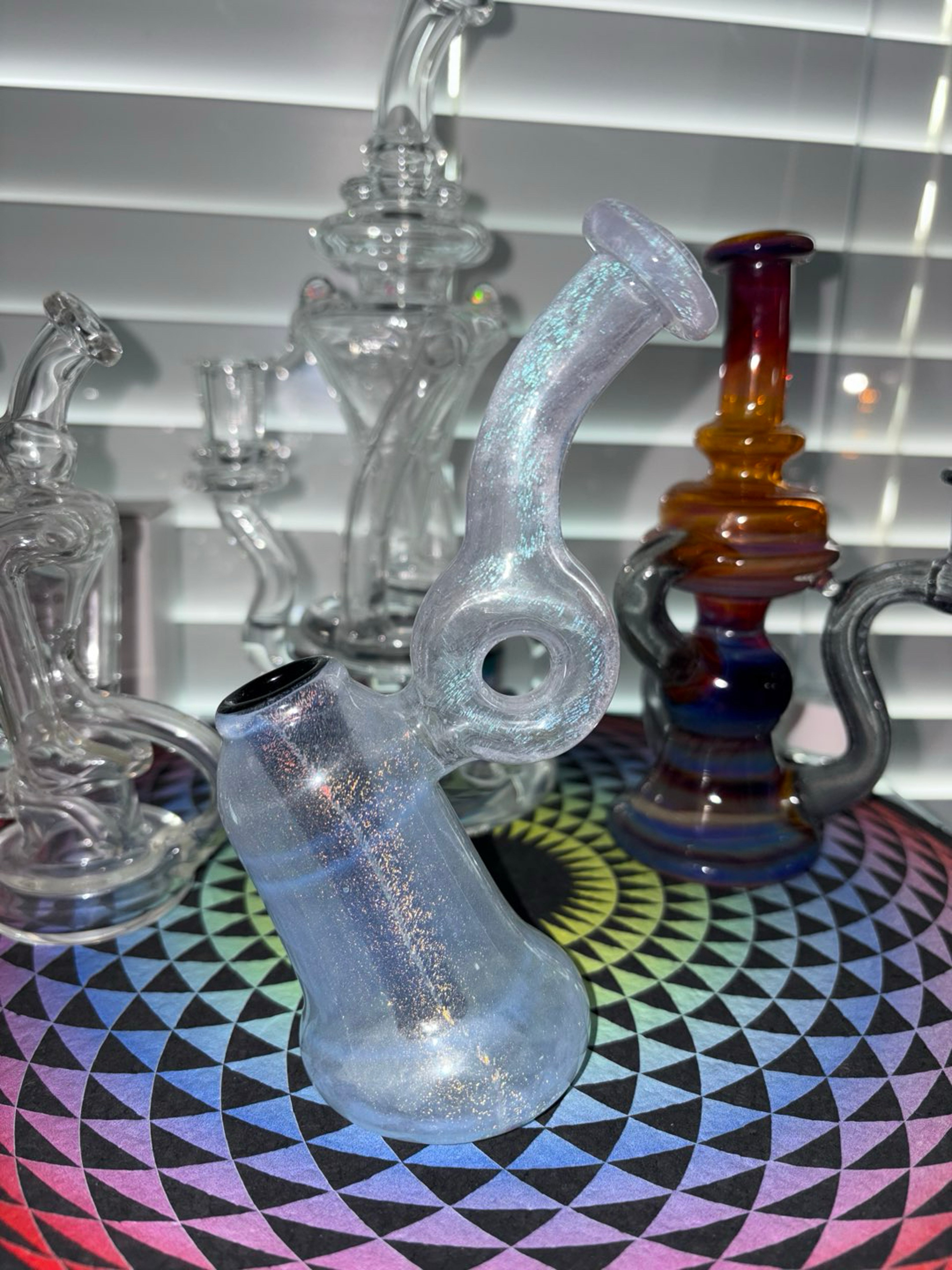 Blue Satin UV Bubbler image 0