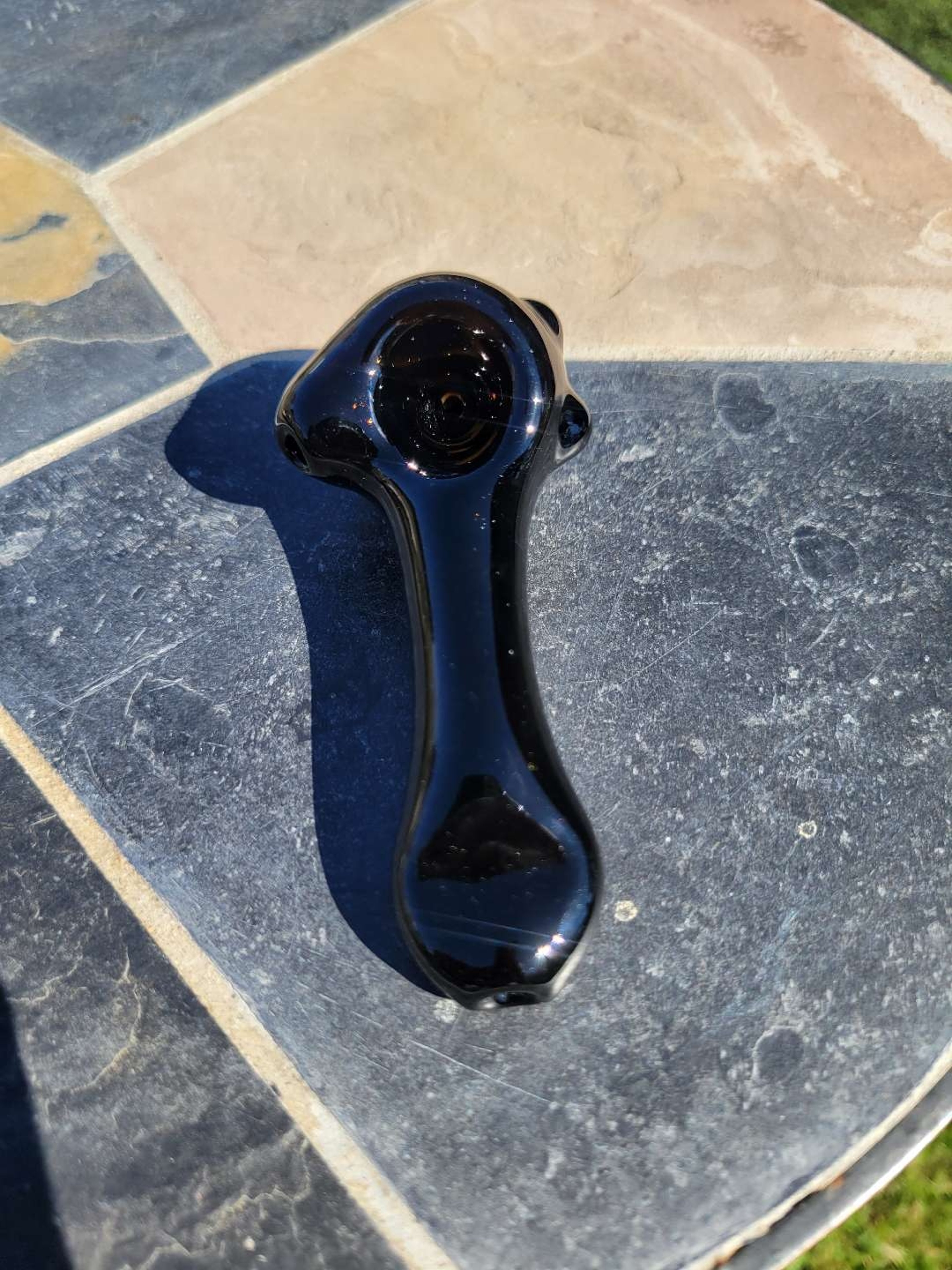 Sparkly black spoon image 0