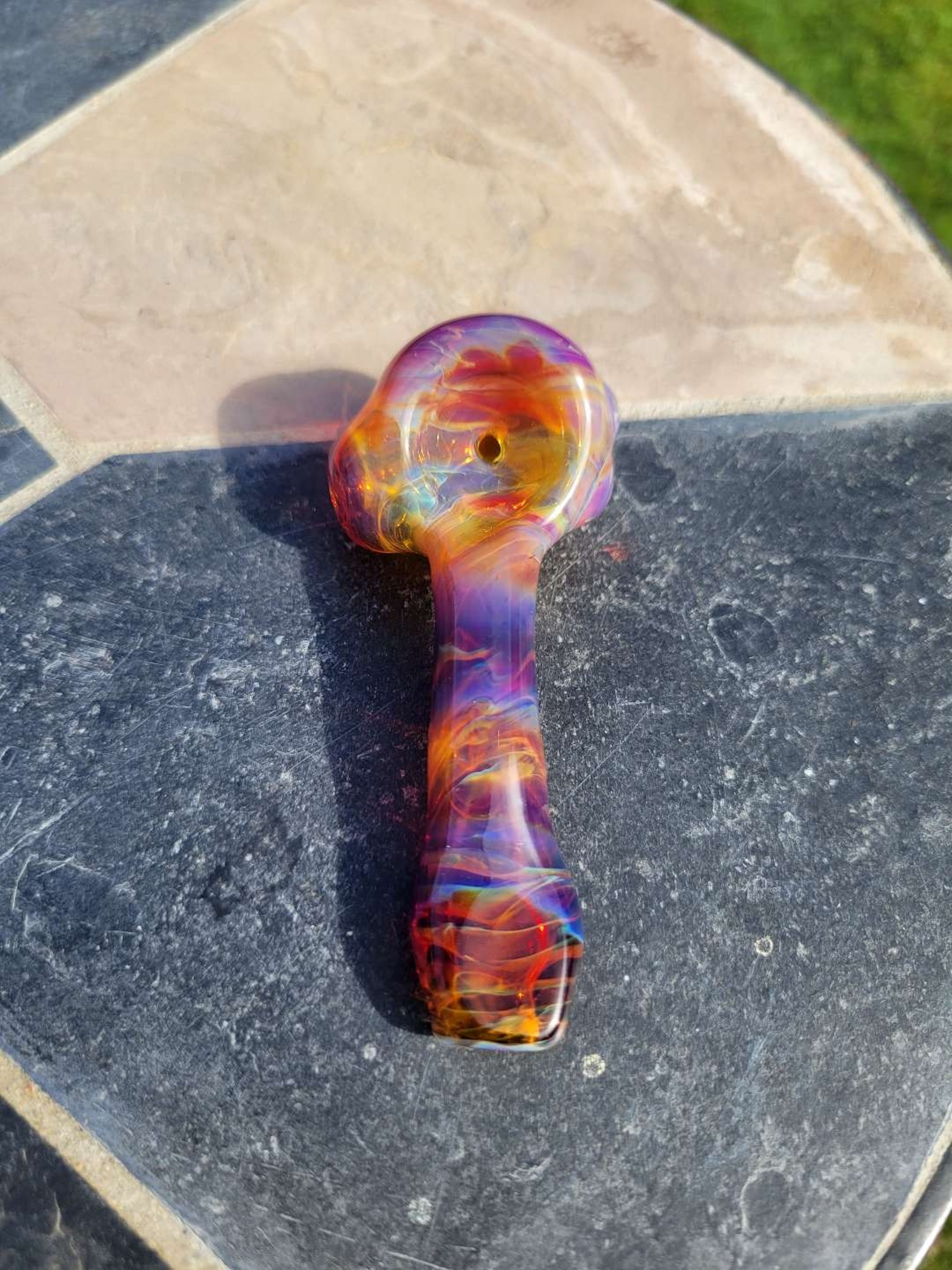 Double amber purple spoon 2 image 0